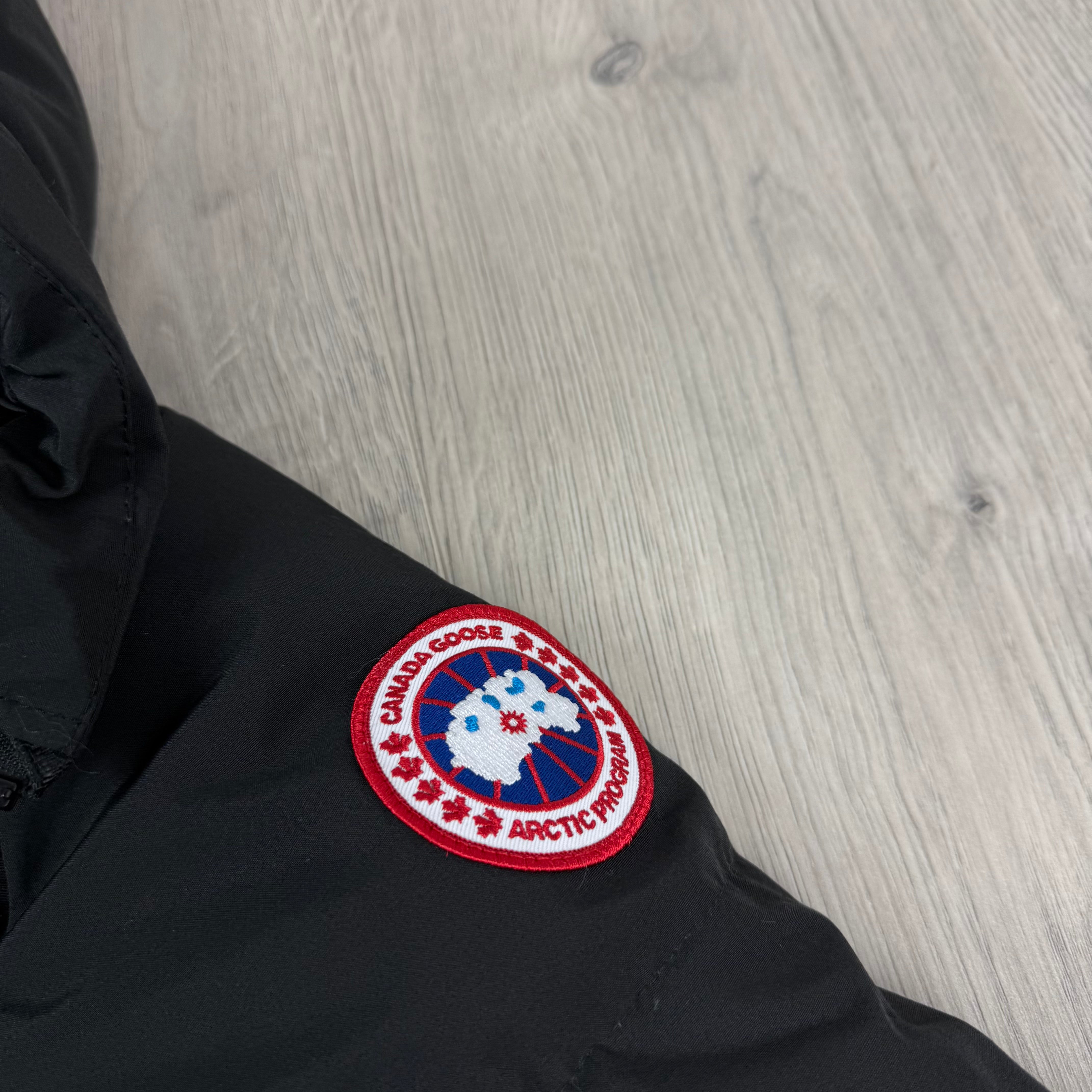 Canada Goose 'MacMillan' Parka in Black. On sale at Open Attire.