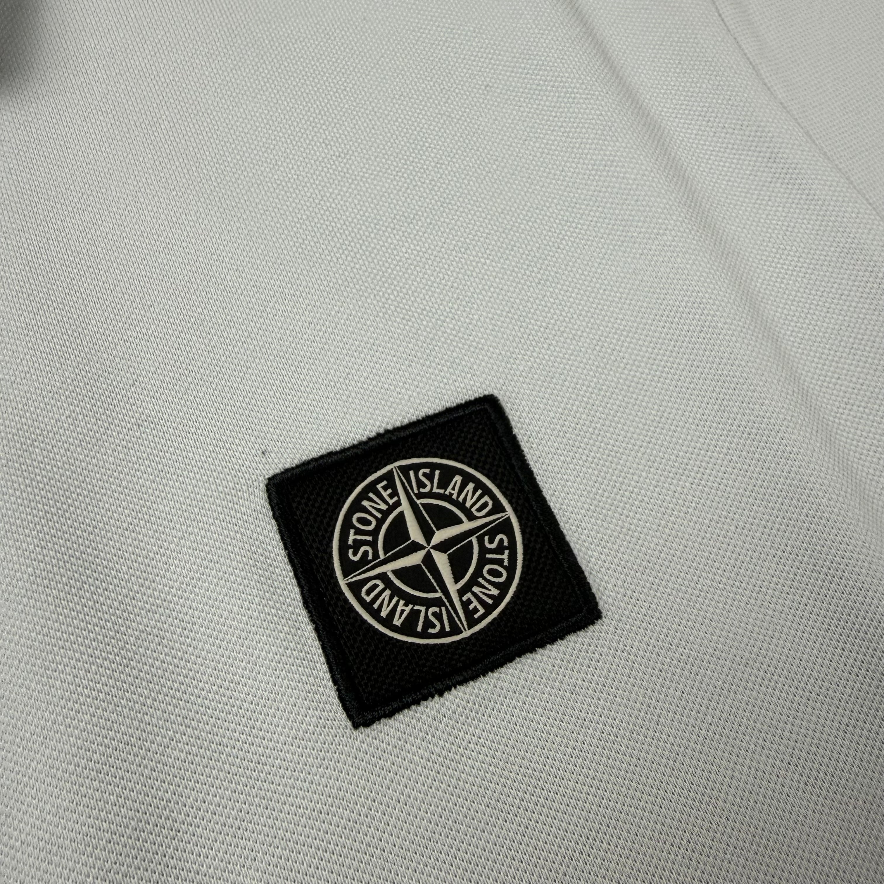 Stone Island Patch Polo Shirt - Sky Blue