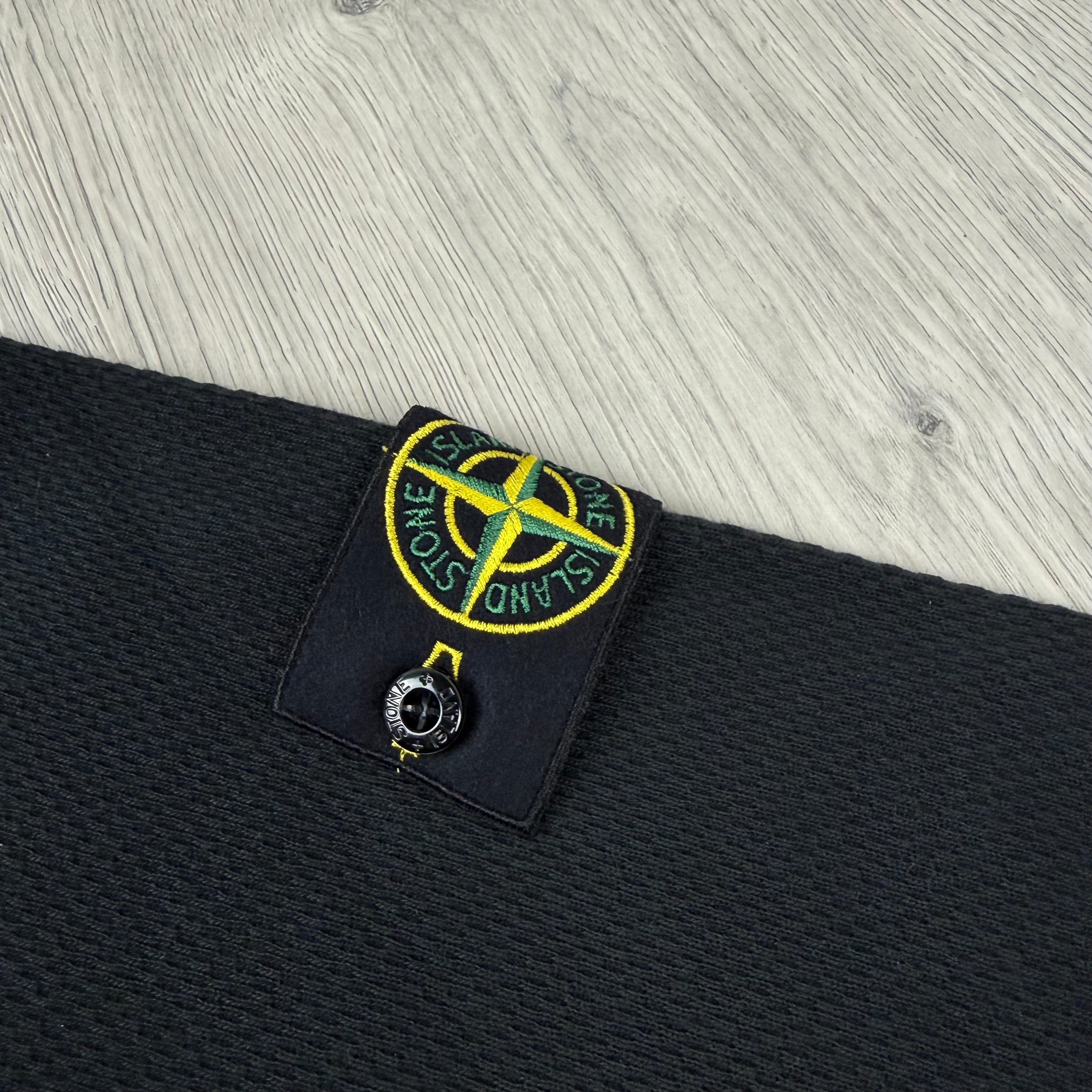 Stone Island Mesh Sweatshirt - Black