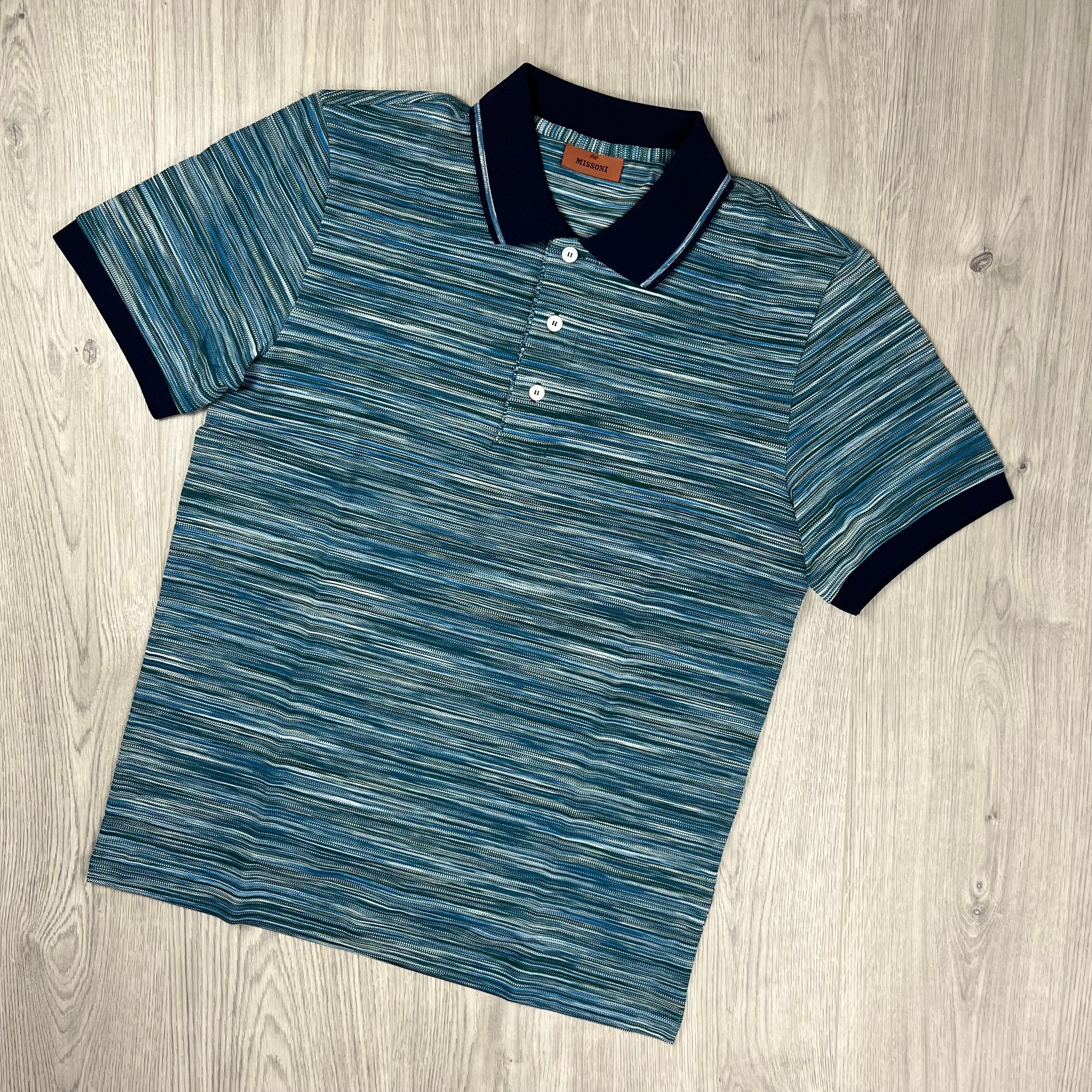 Missoni Space Dye Polo Shirt - Multicolour