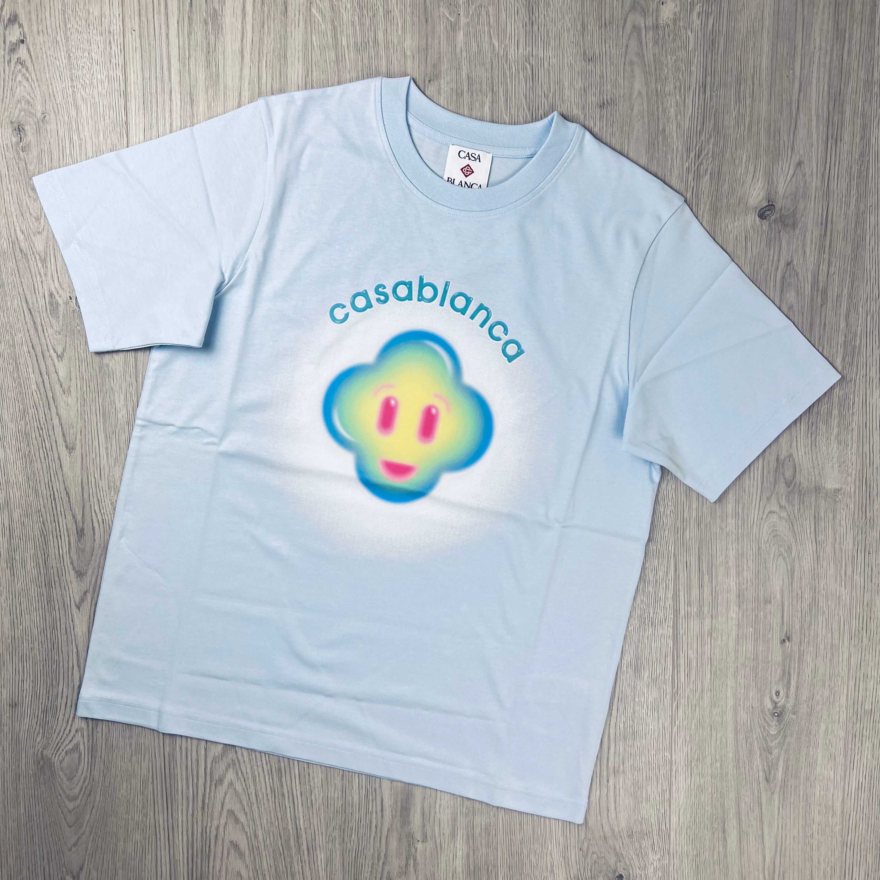 Casablanca 'Smiley' T-Shirt - Blue