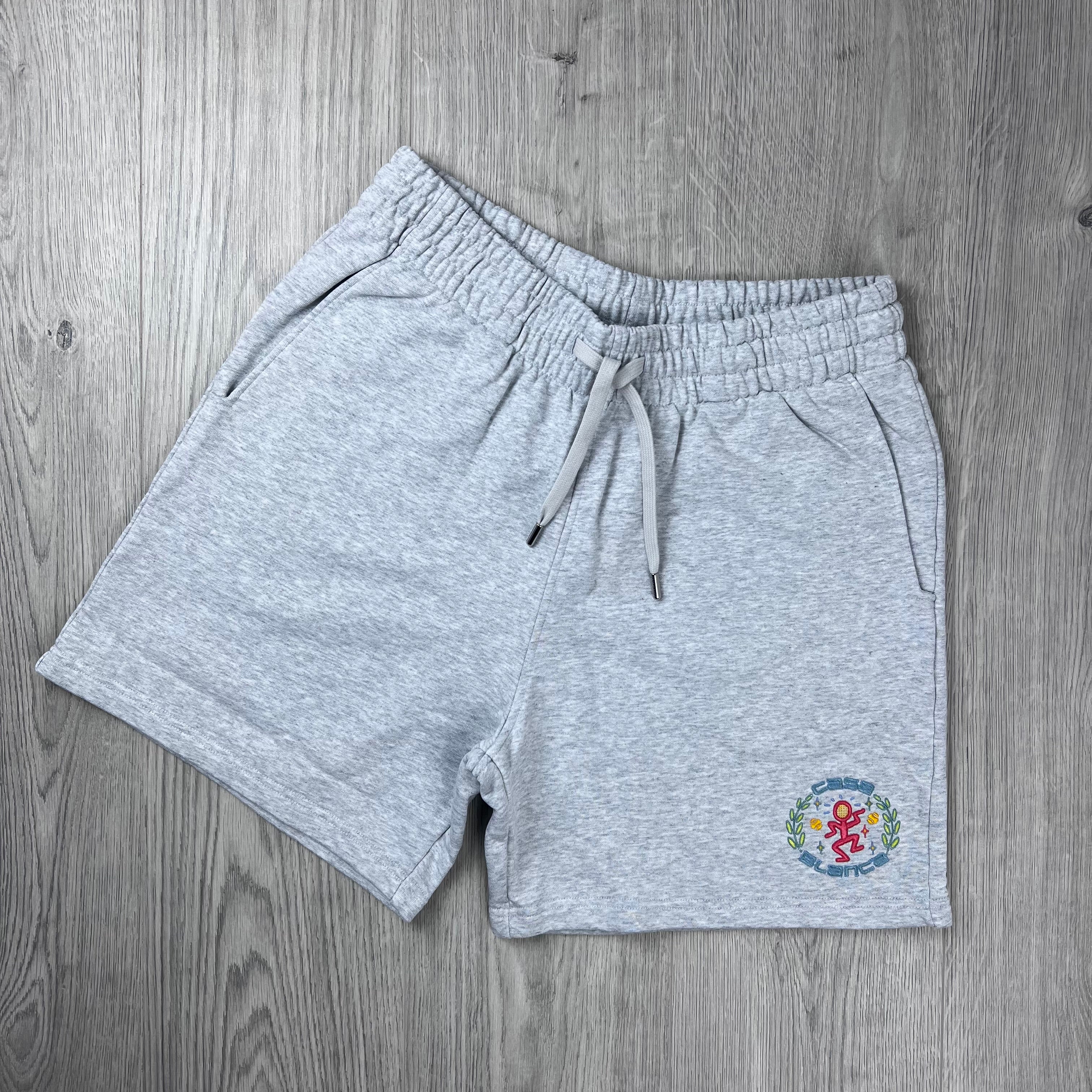 Casablanca 'Dance Joy' Jersey Shorts - Grey