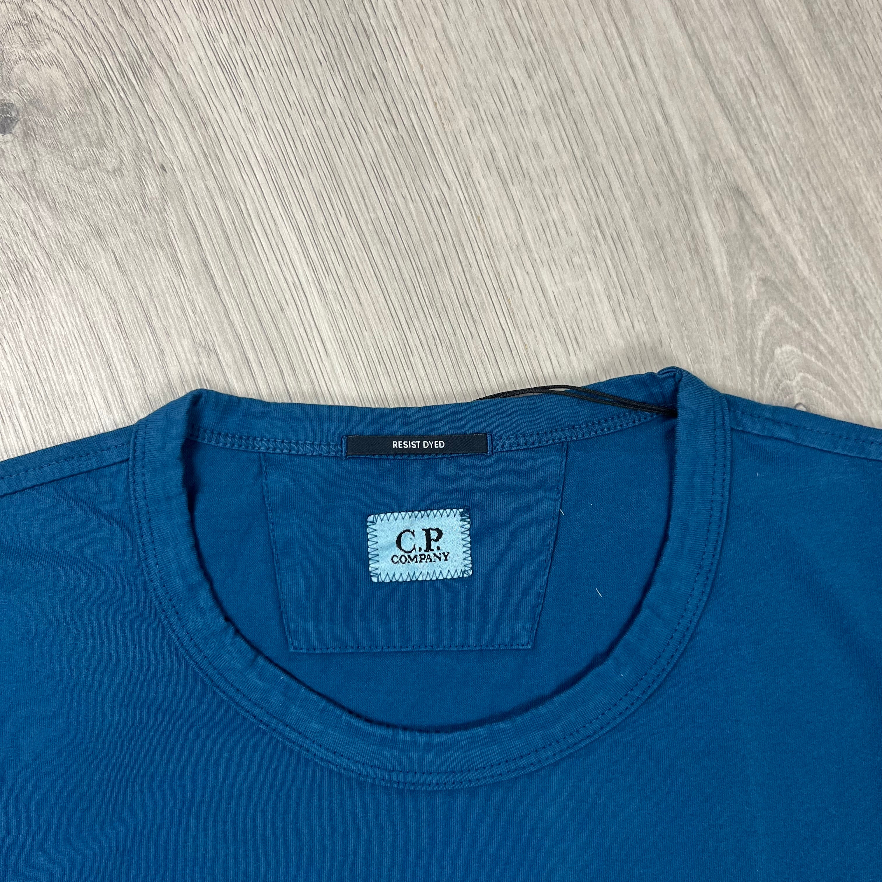 CP Company Printed T-Shirt - Ink Blue