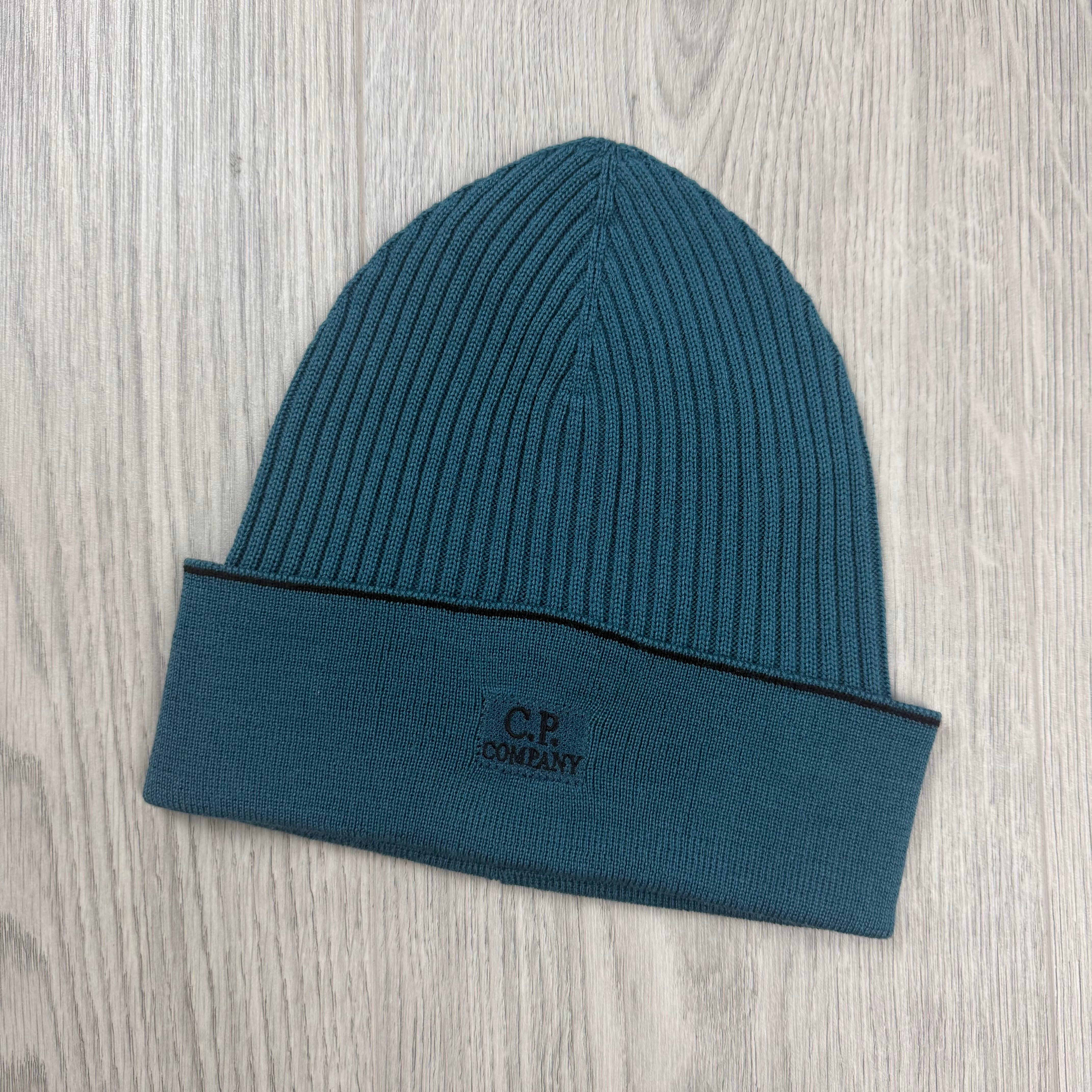 CP Company Patch Beanie - Shaded Spruce