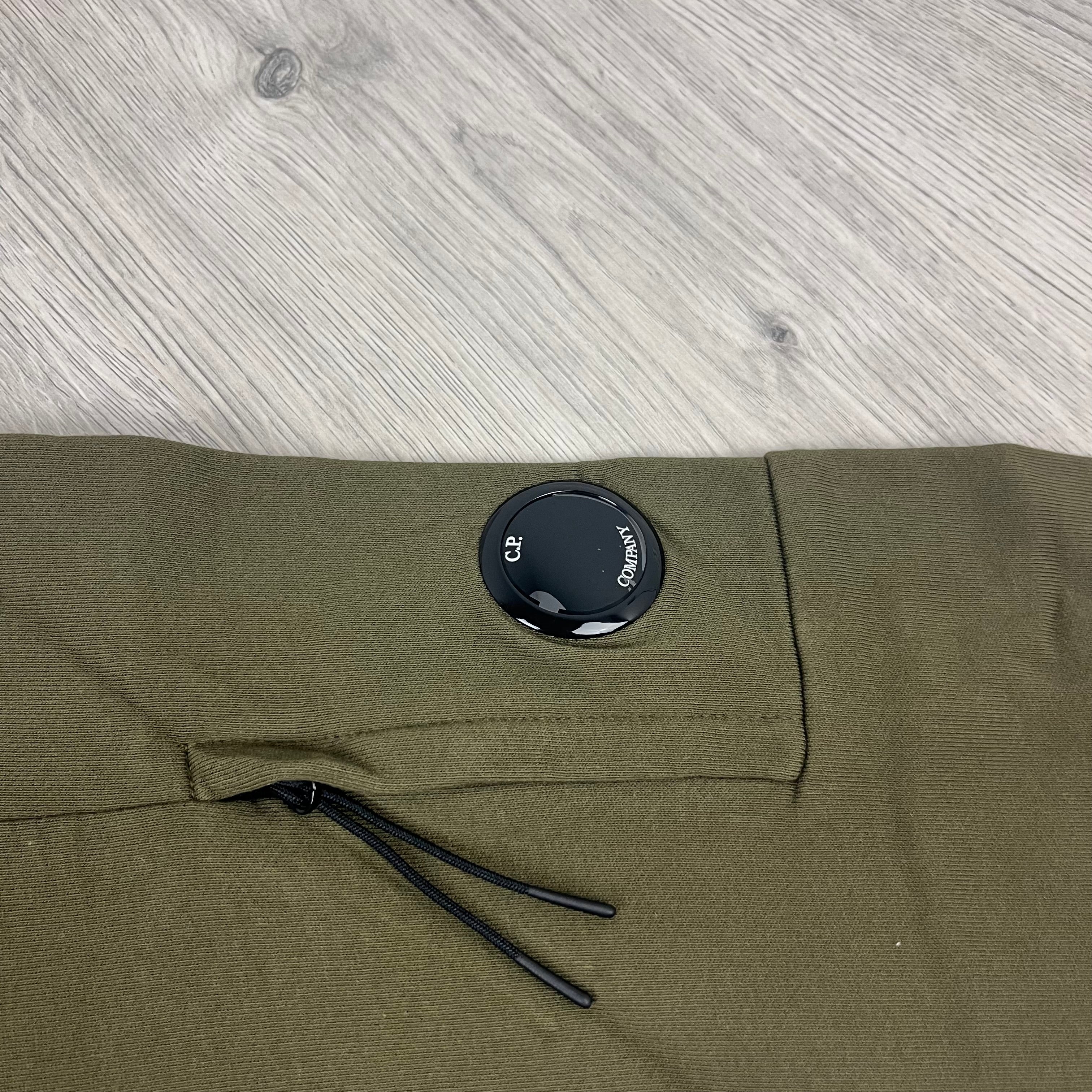 CP Company Raised Fleece Sweatshirt - Ivy Green