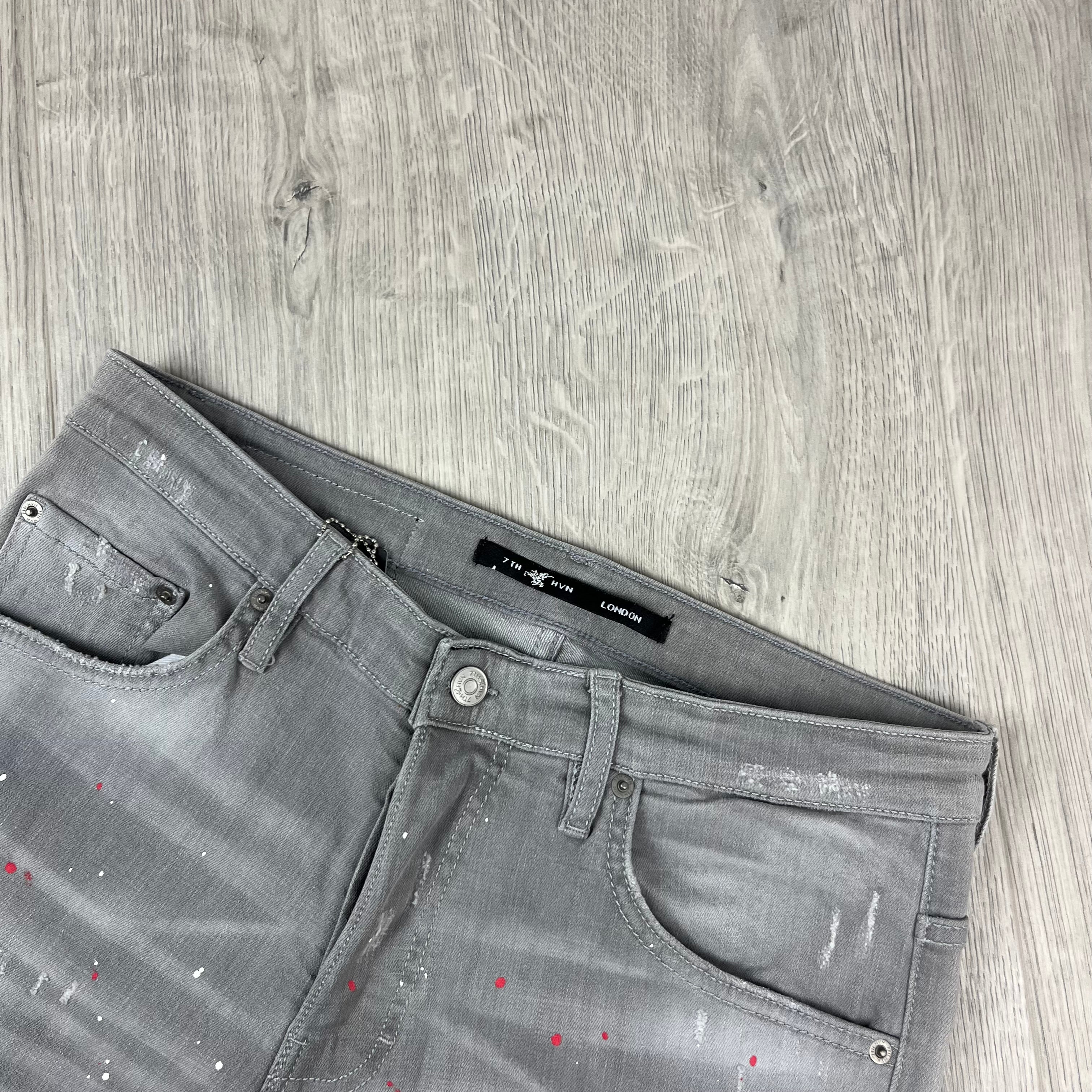 7TH HVN Slim Jeans - Grey