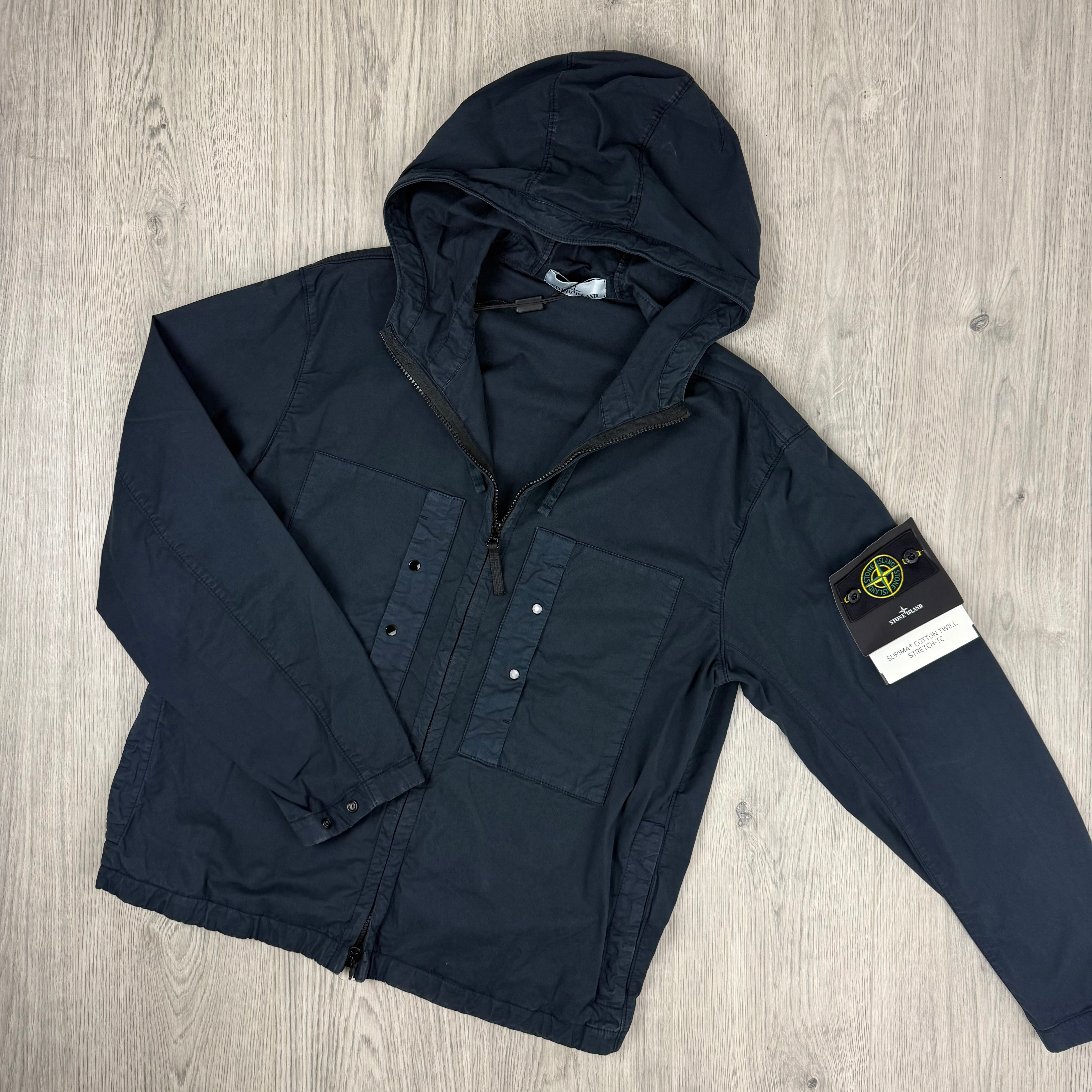 Stone Island Supima Jacket - Navy