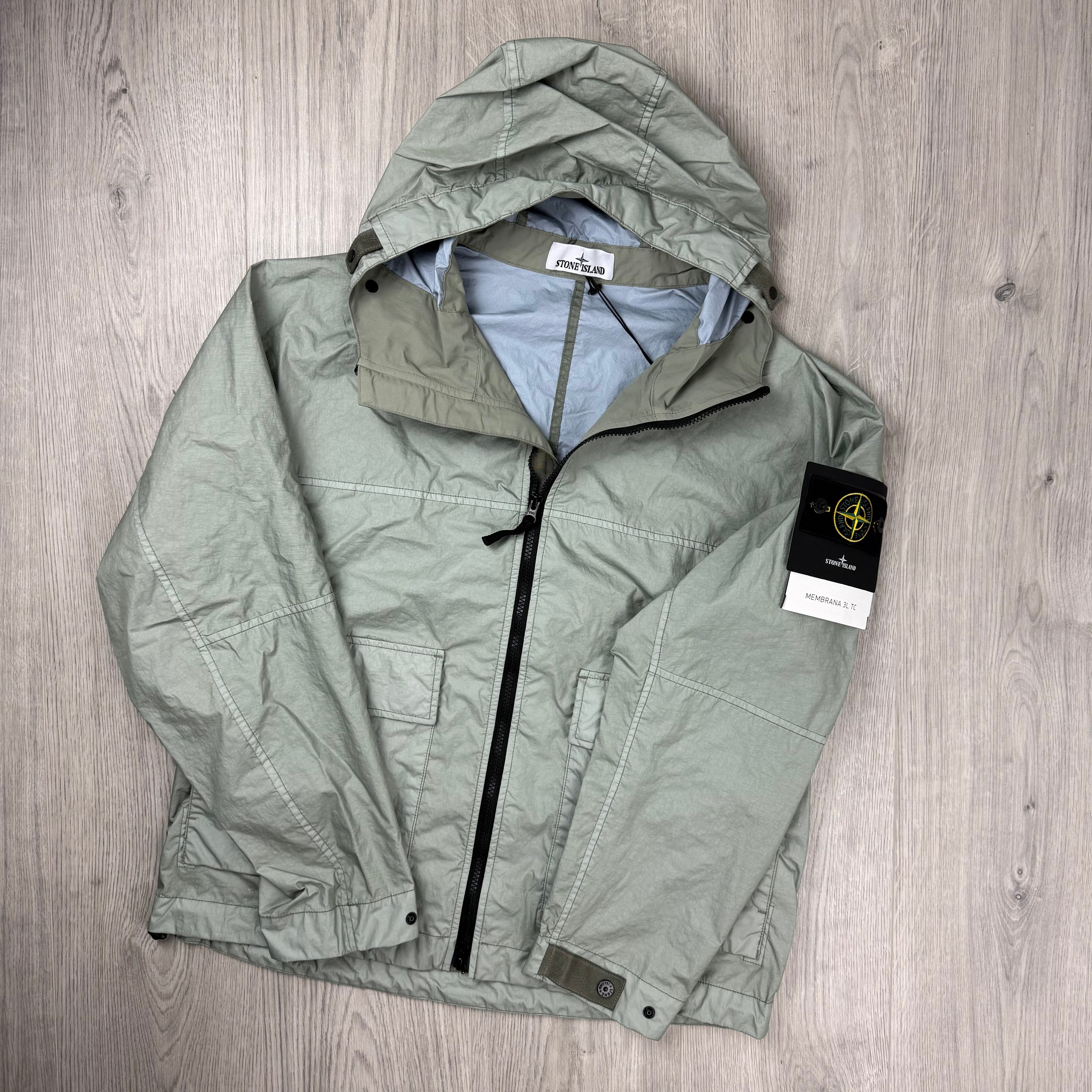 Stone Island Membrana Jacket - Sage