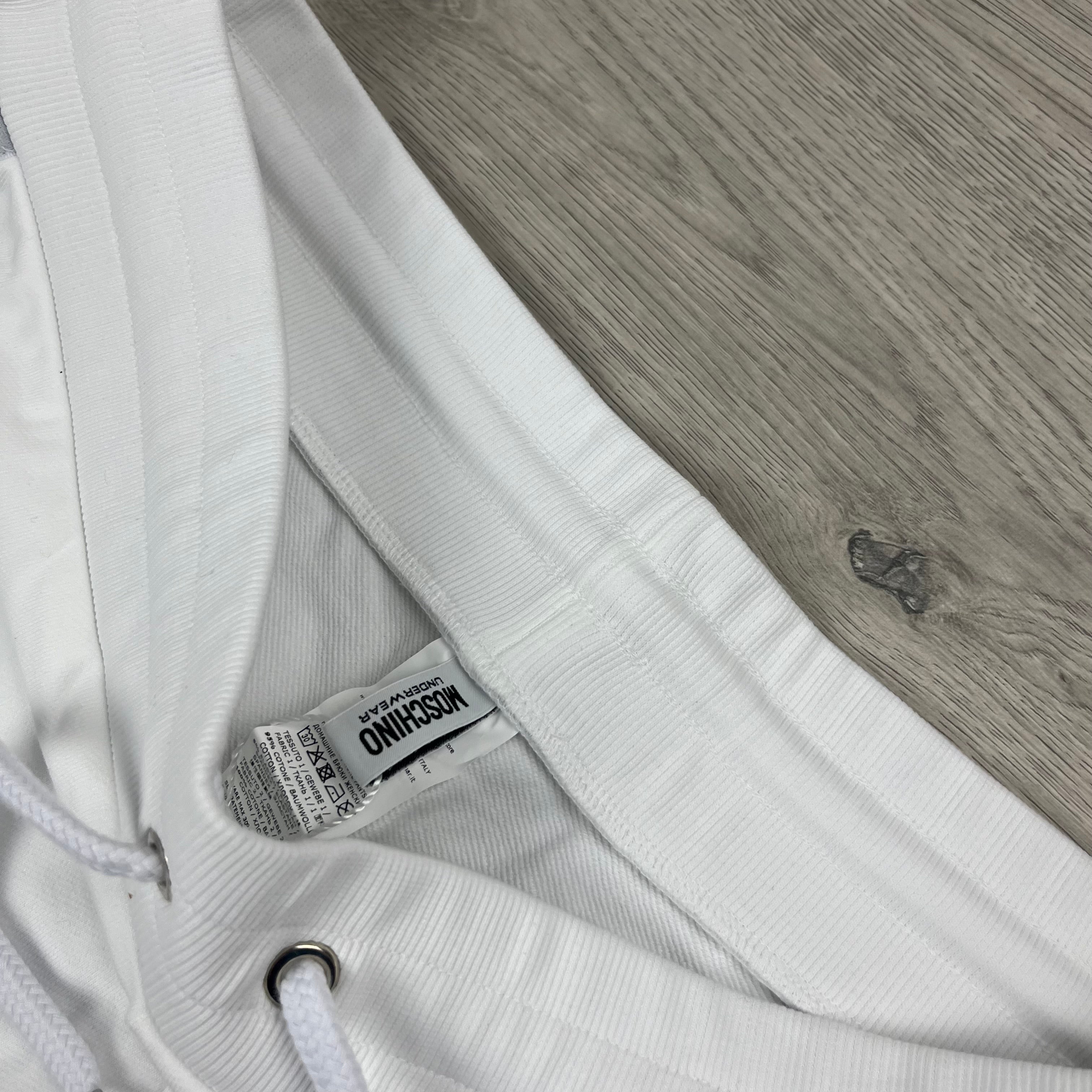 Moschino Tape Jersey Shorts - White