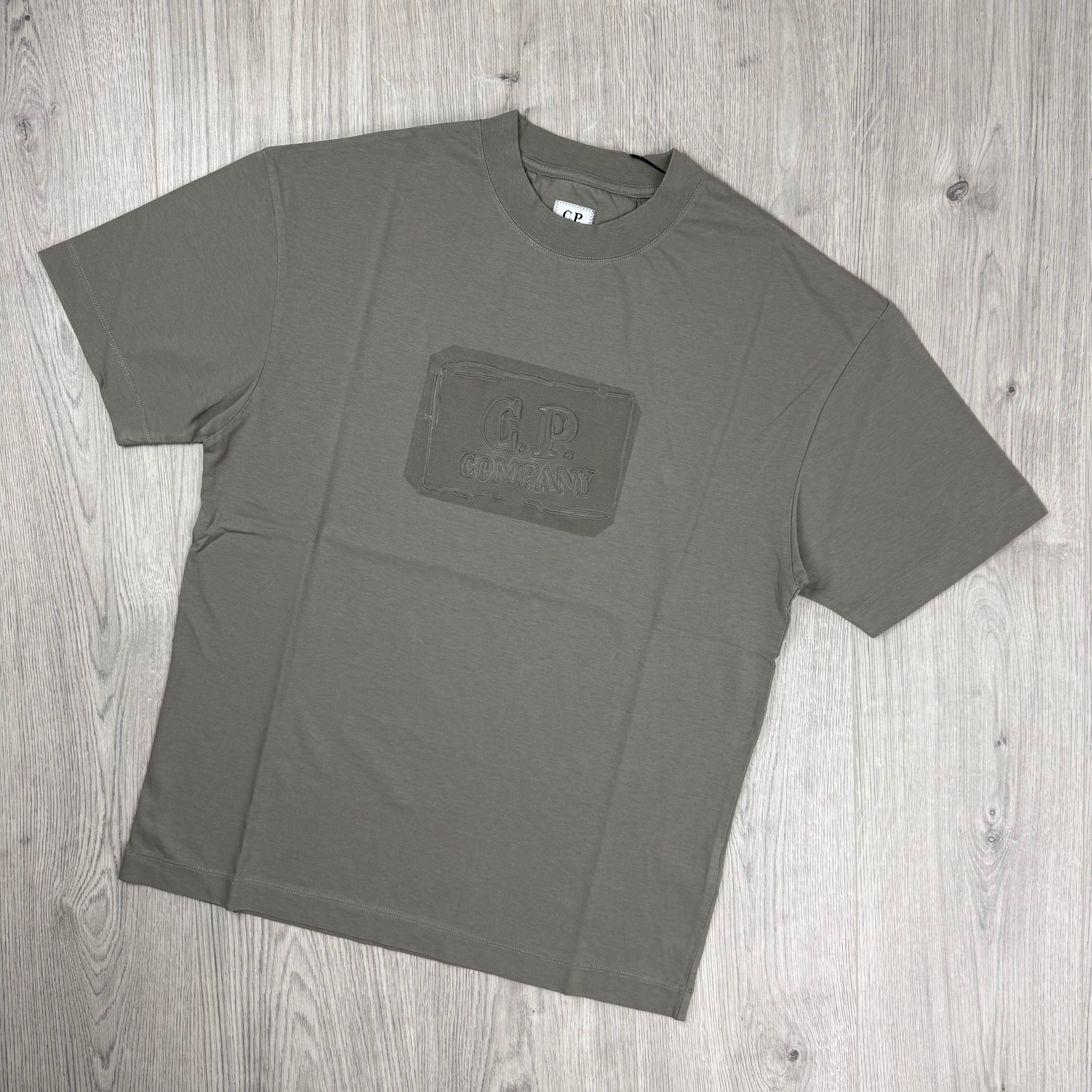 CP Company Stamp T-Shirt - Fallen Rock