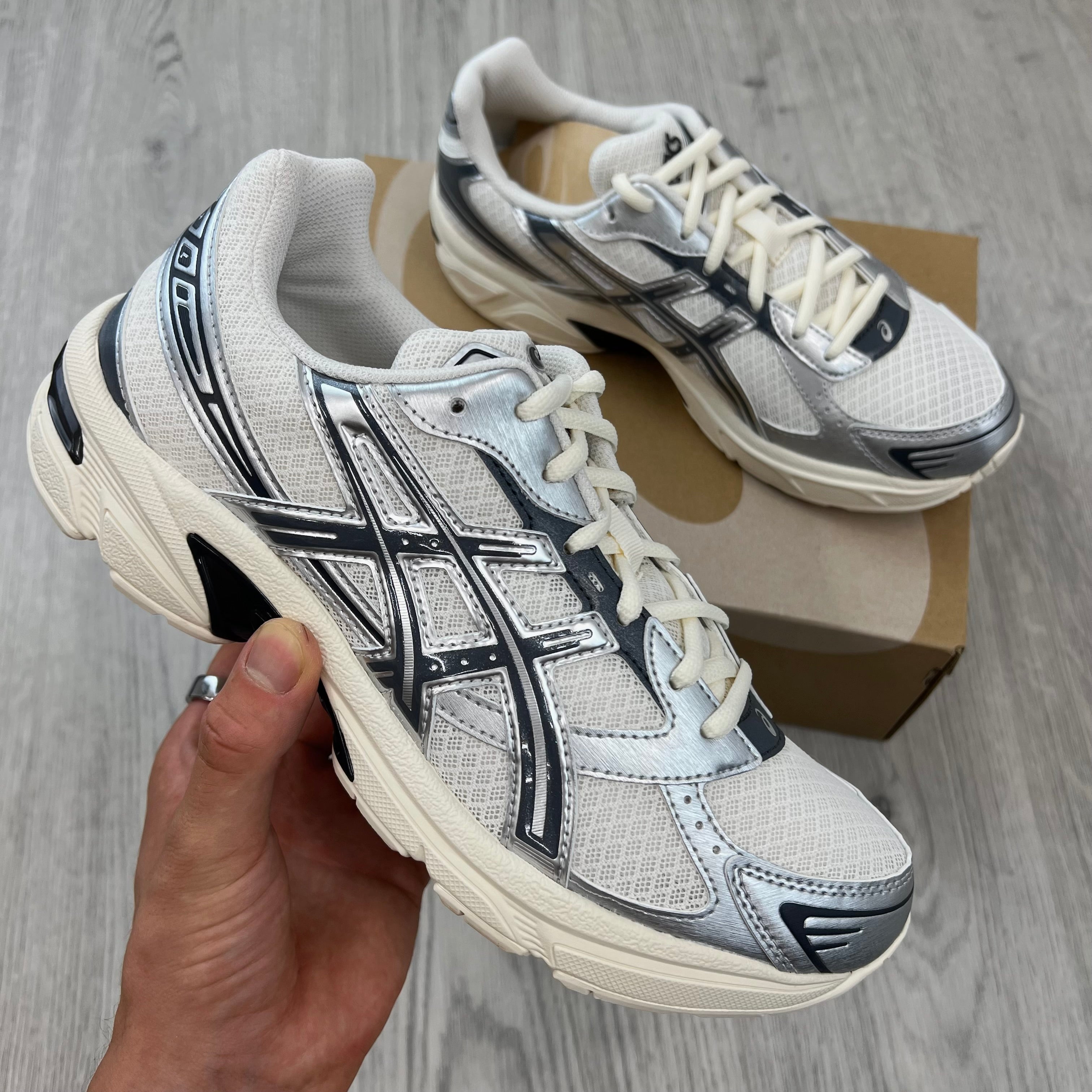 Asics 'GEL-1130' Sneakers - Cream/Carrier Grey