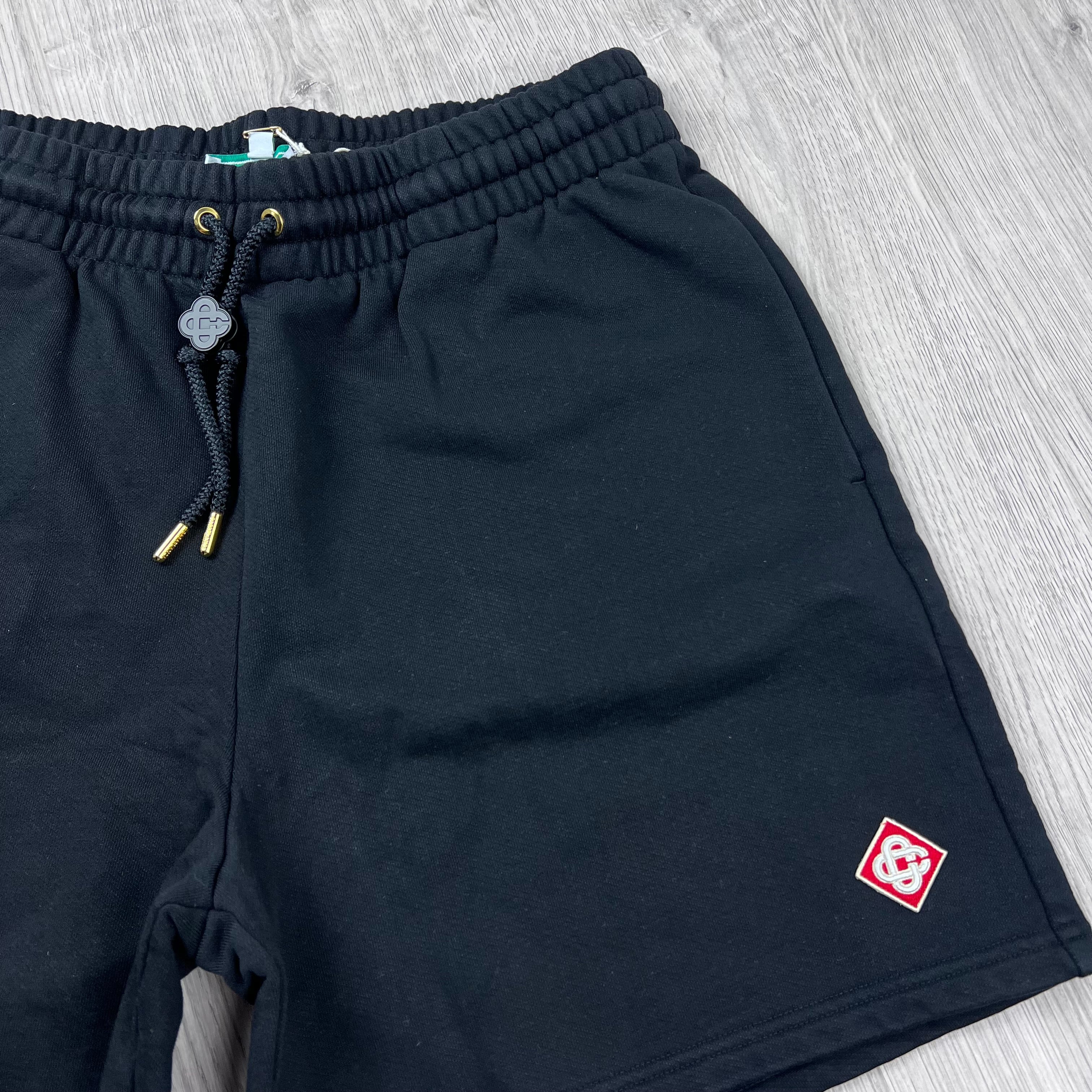 Casablanca 'Diamond Logo' Jersey Shorts - Black