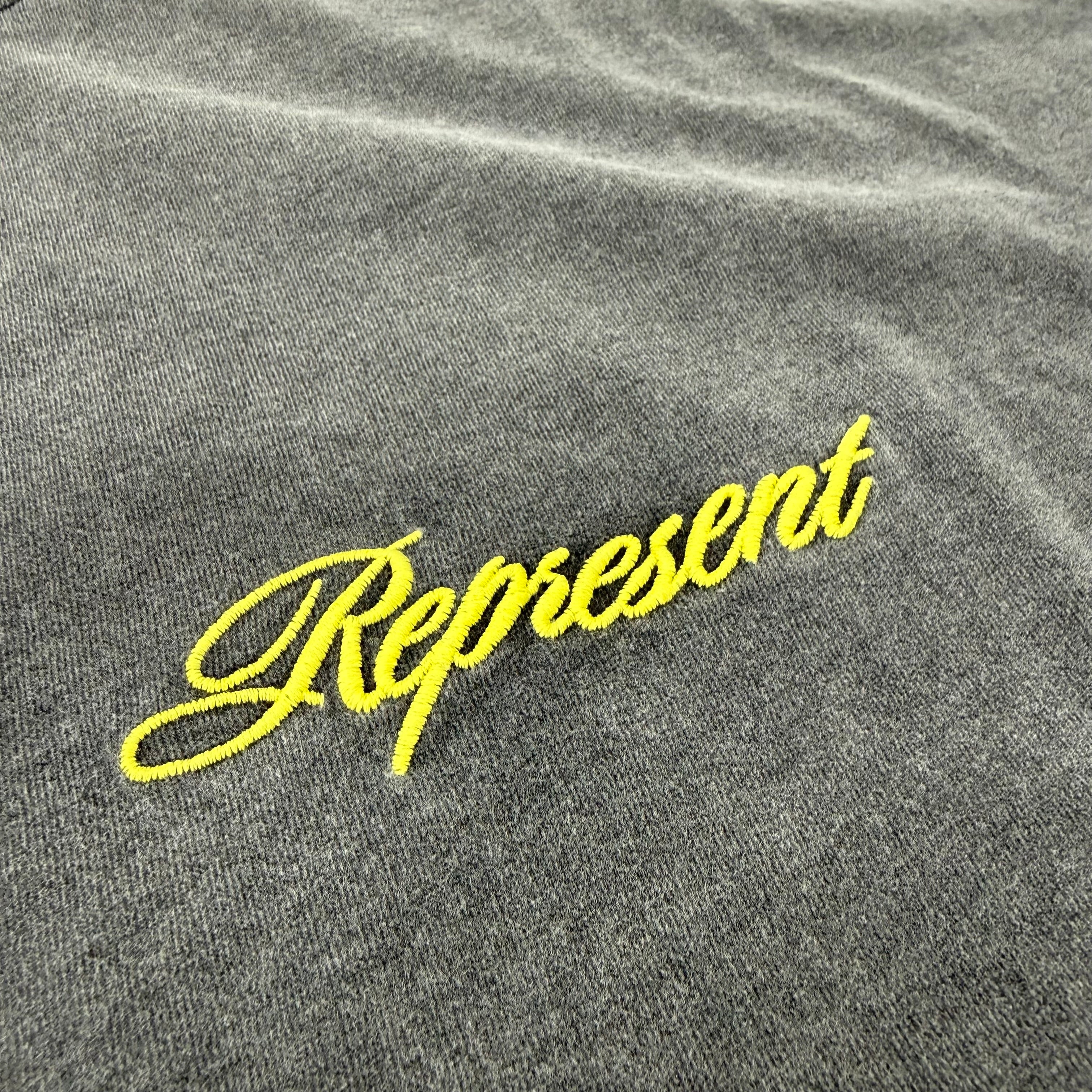 Represent 'Script' T-Shirt - Vintage Grey