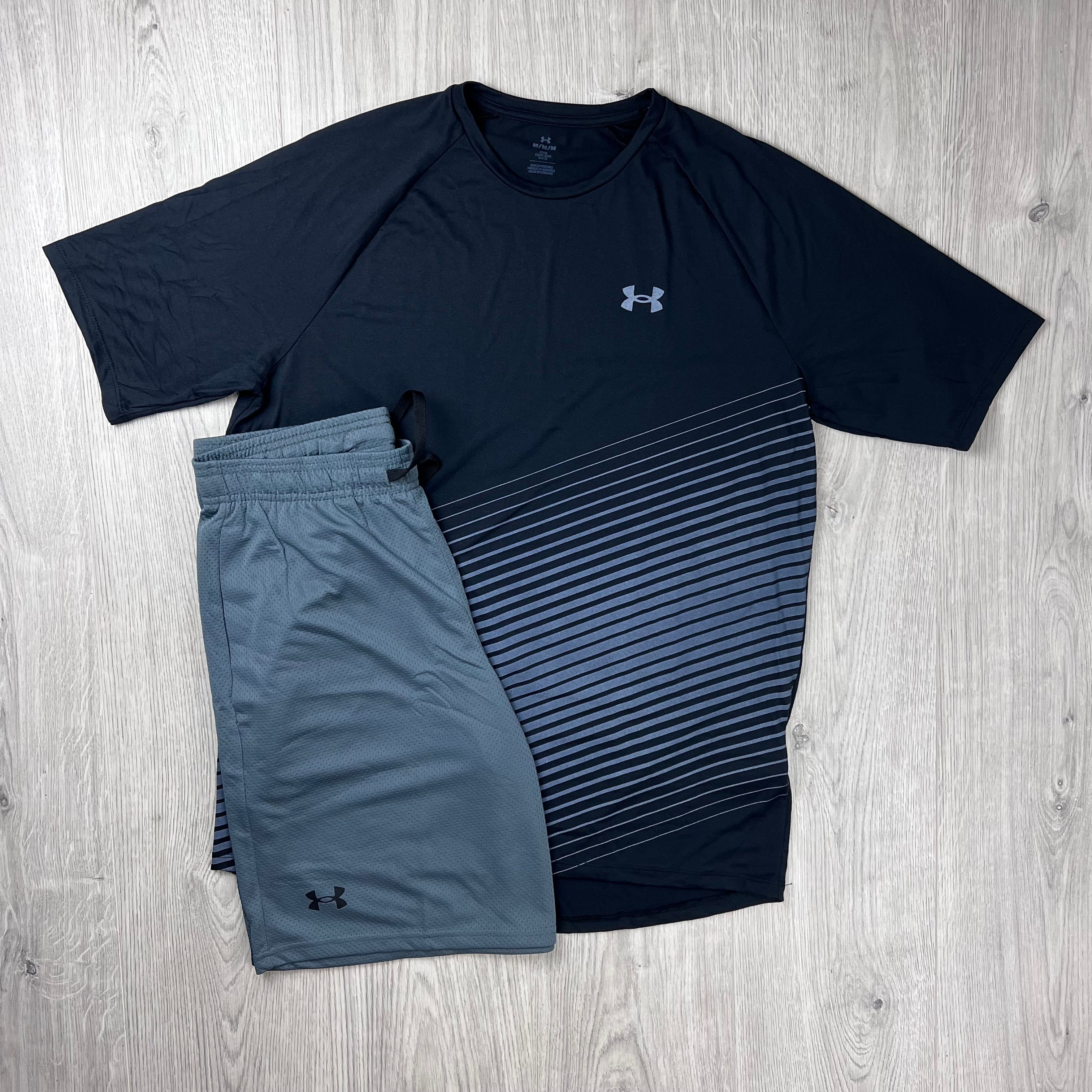 Under Armour Tech Fade Set - Black/Grey