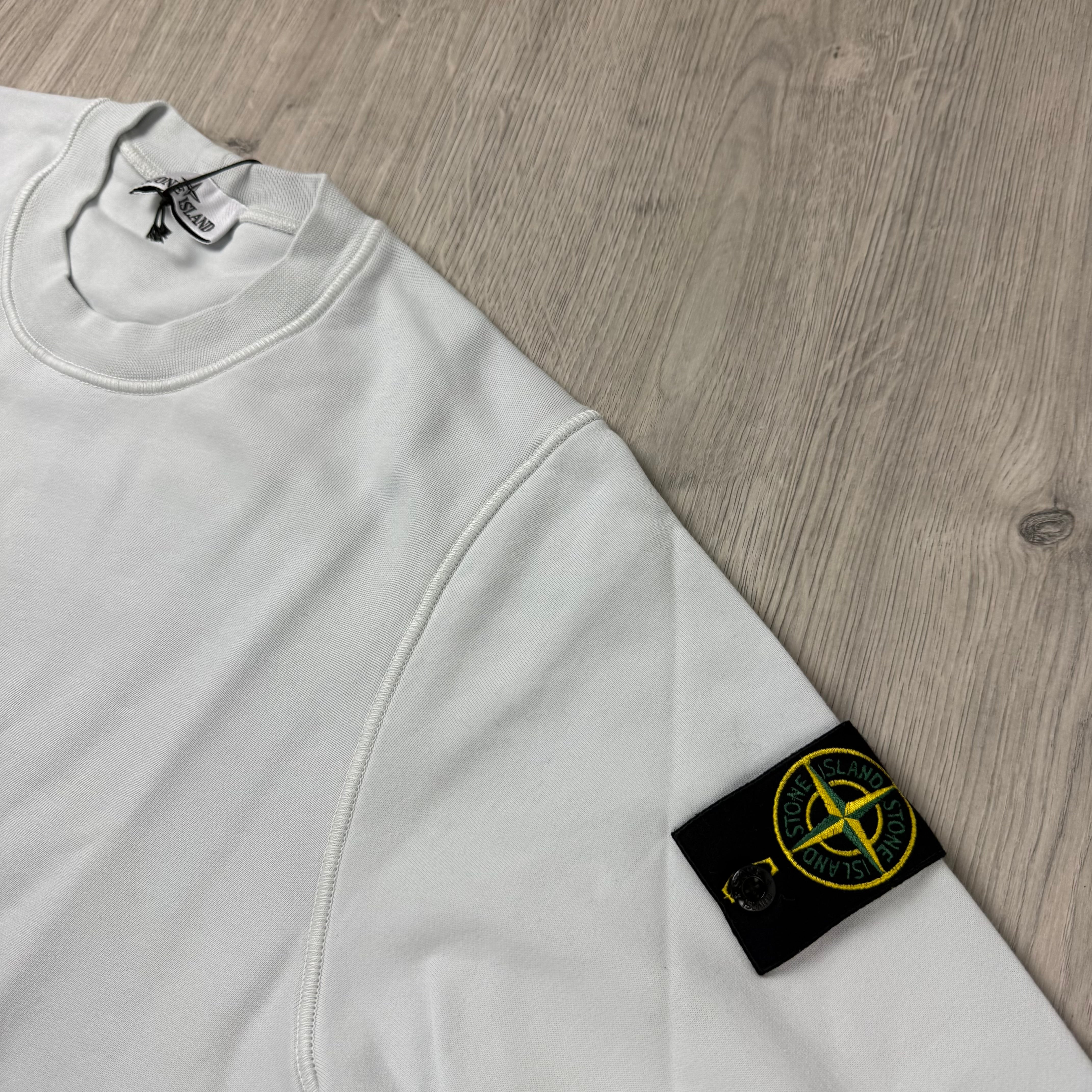Stone Island Dyed Sweatshirt - Sky Blue