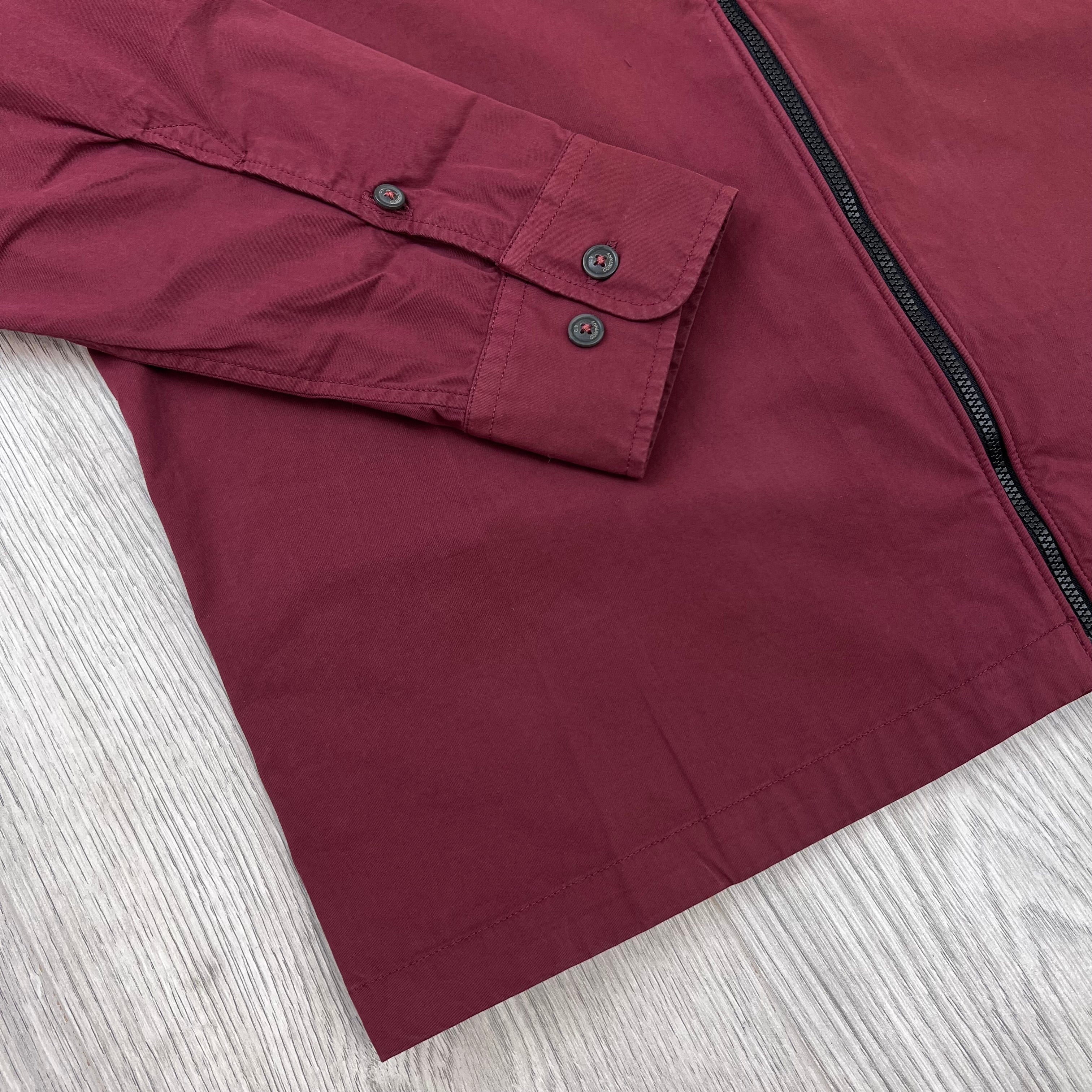 CP Company Zip Overshirt - Andorra Red