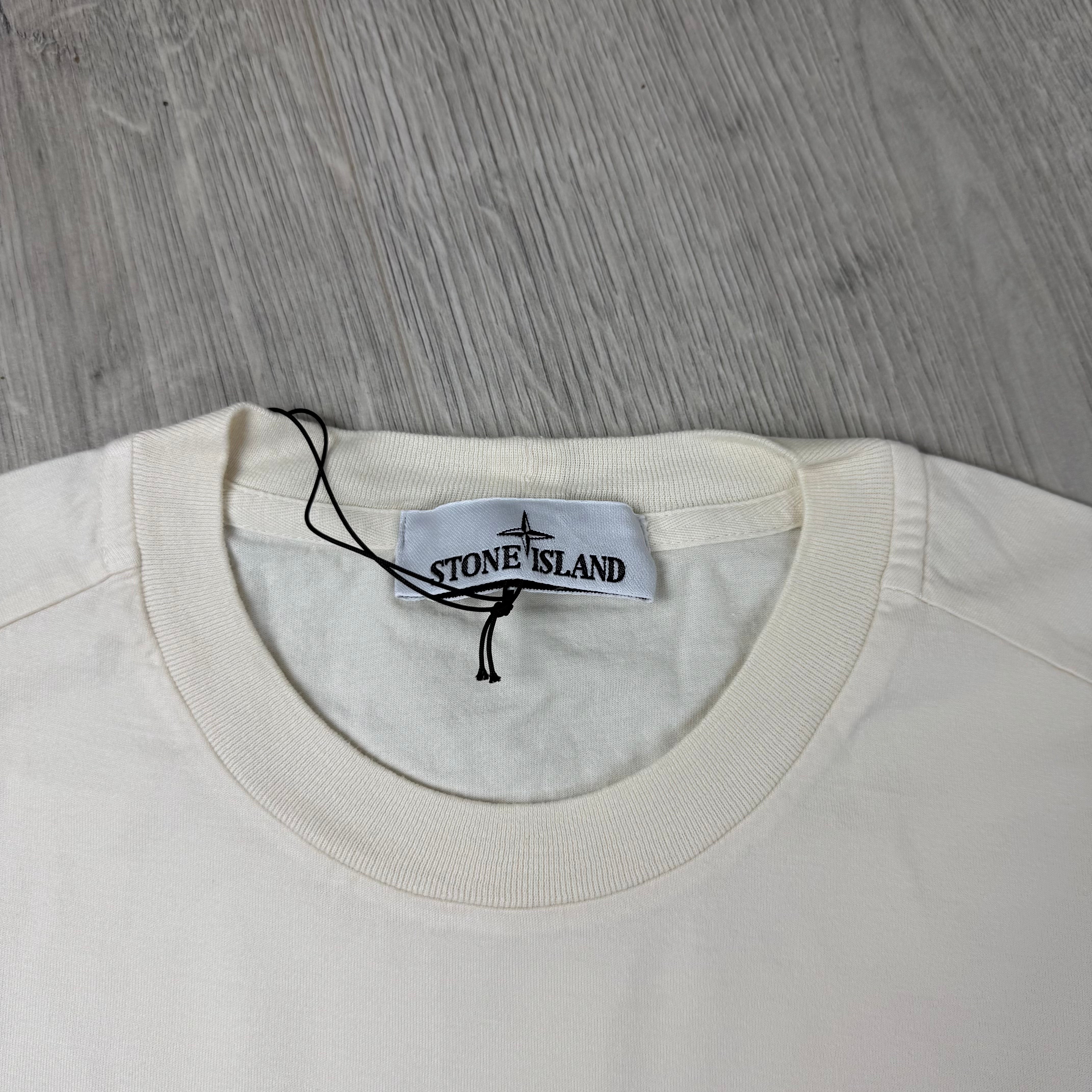 Stone Island Patch T-Shirt - Ivory