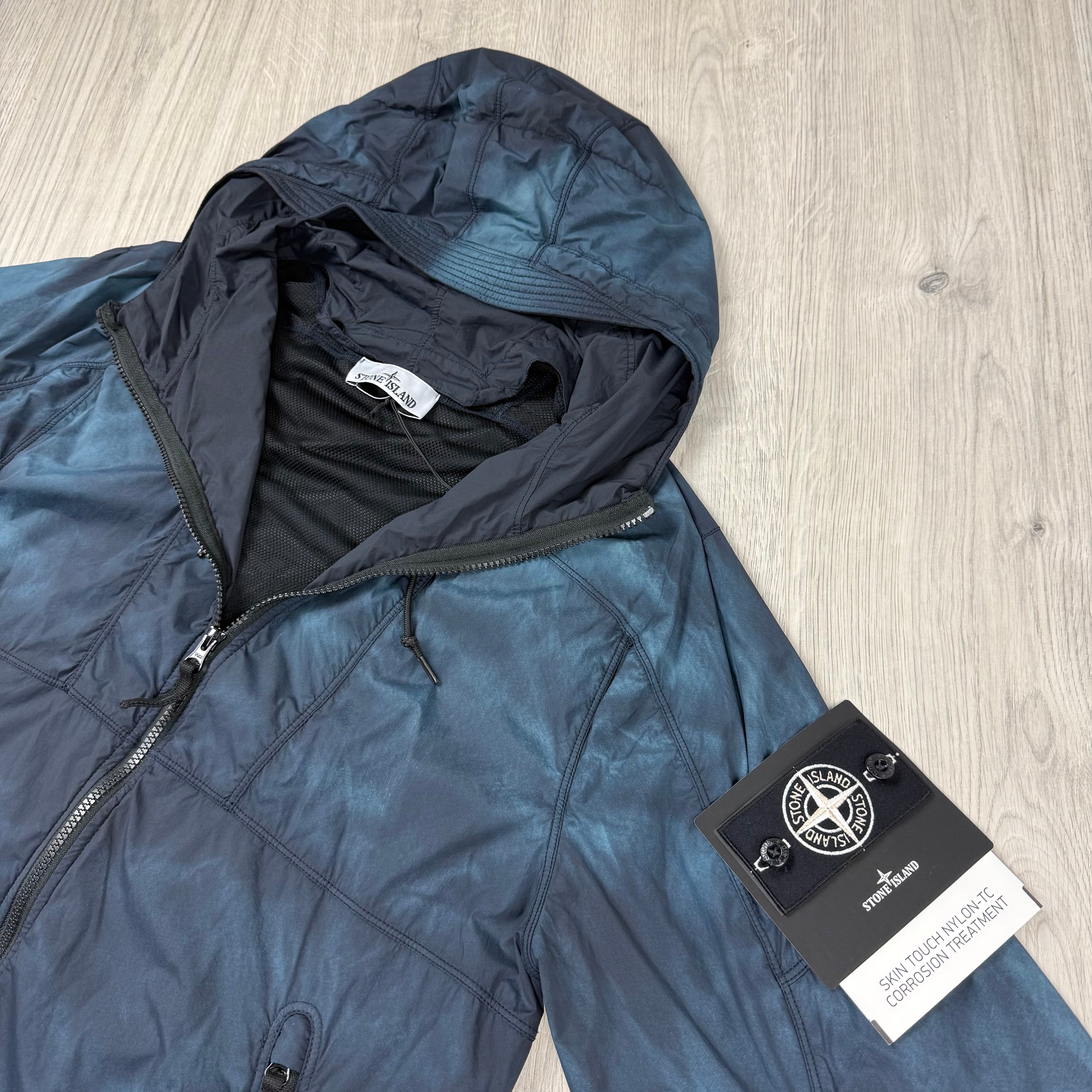 Stone Island Skin Touch Nylon-TC Corrosion Jacket - Black