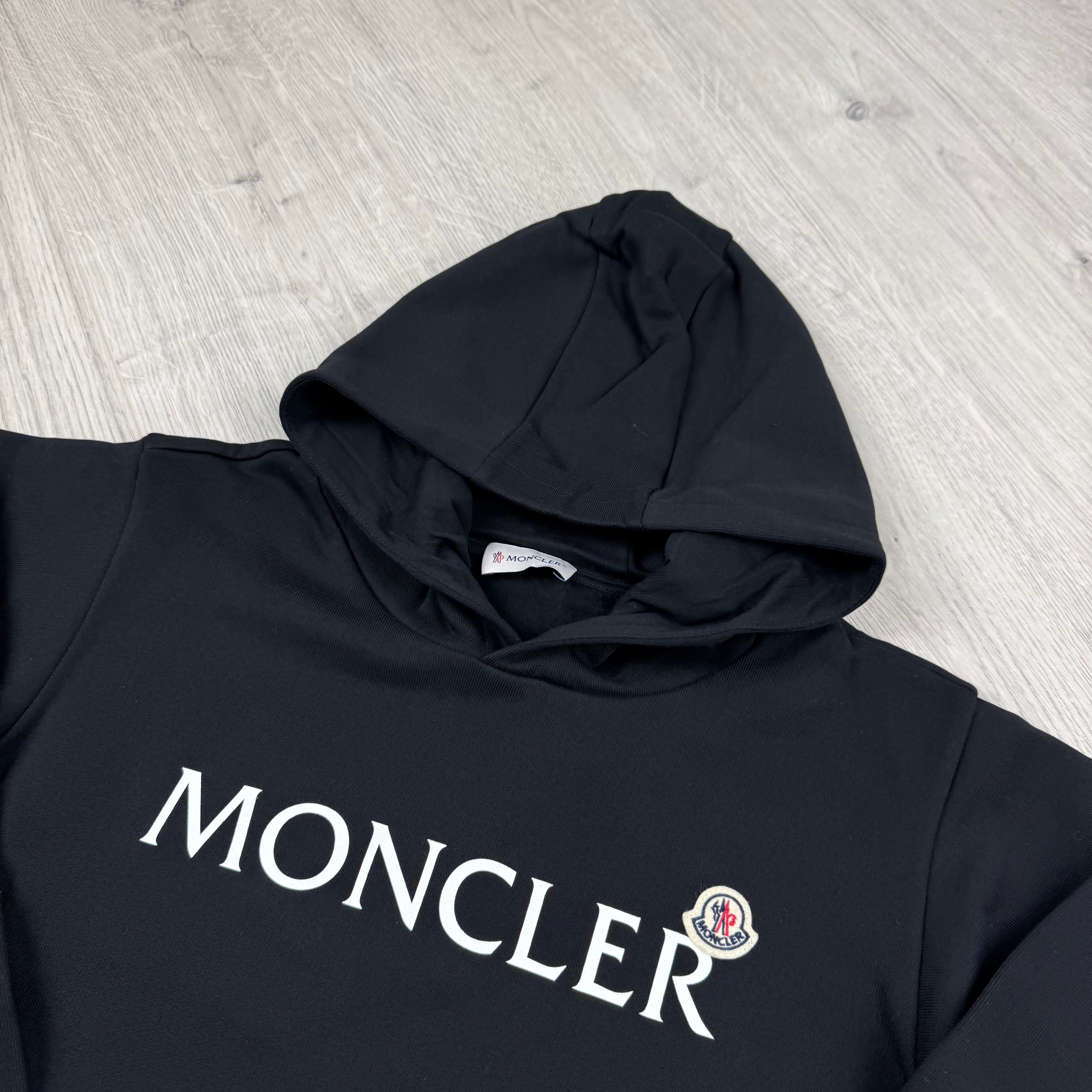 Moncler Junior Pullover Hoodie - Black
