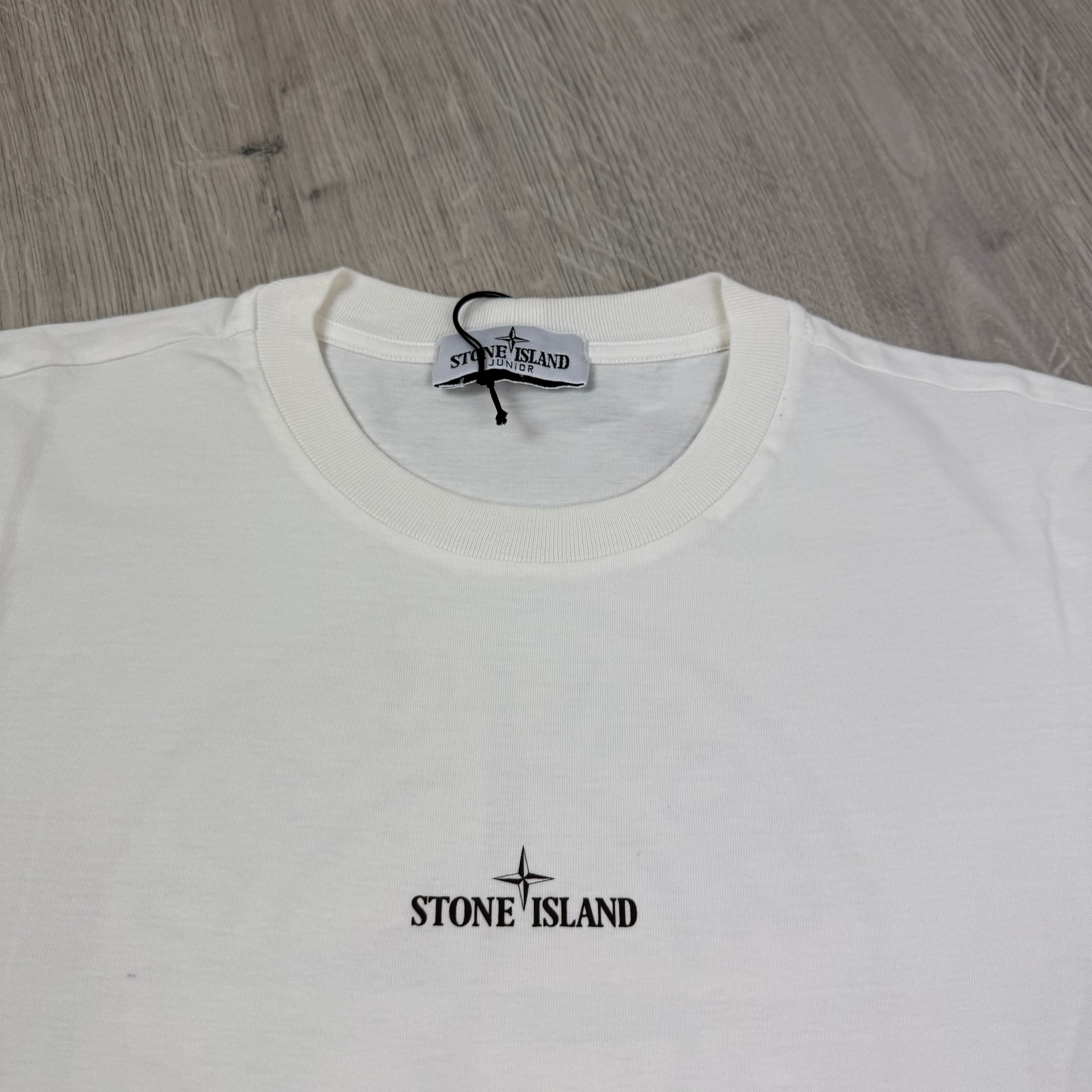 Stone Island Junior Printed T-Shirt - White