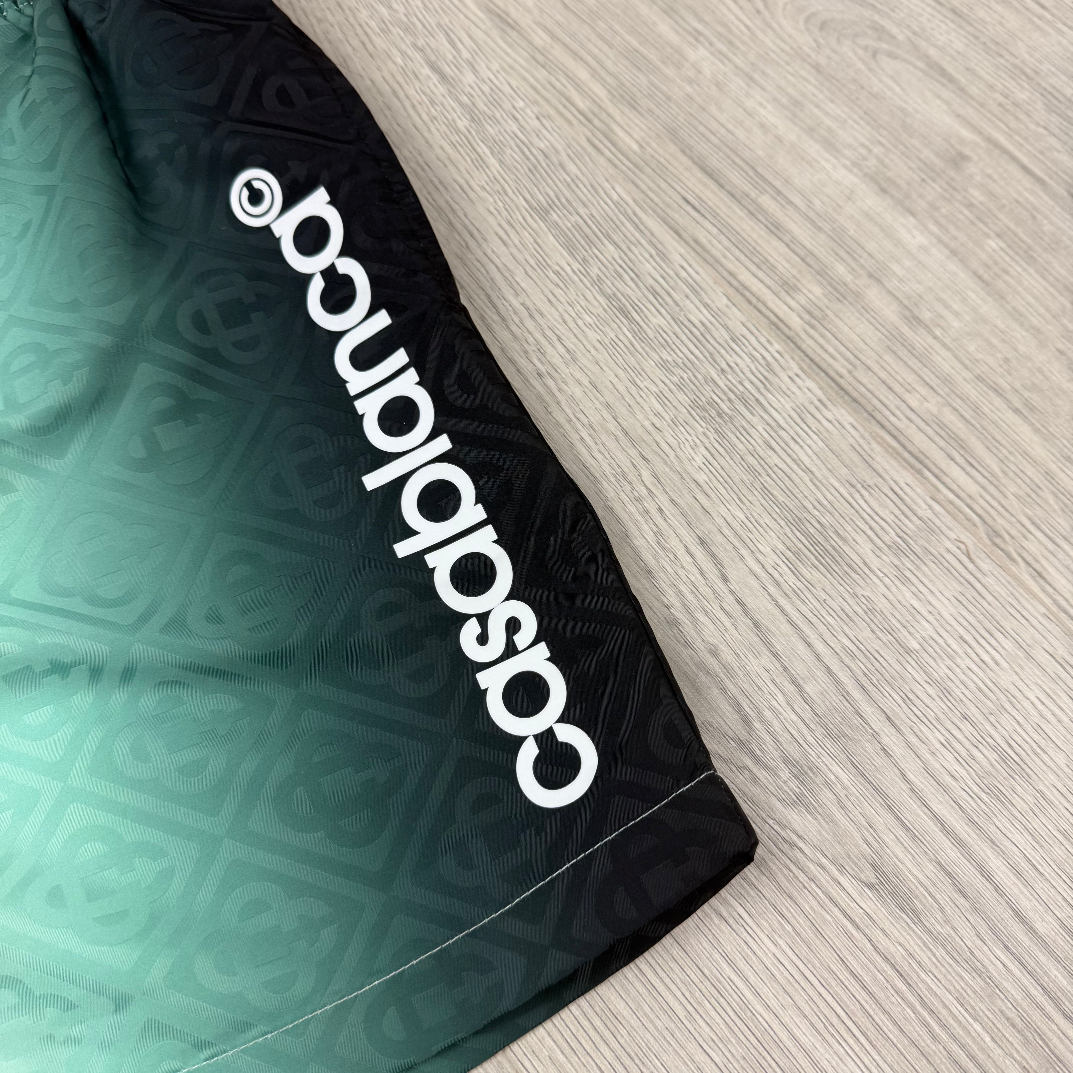 Casablanca Gradient Swim Shorts - Black