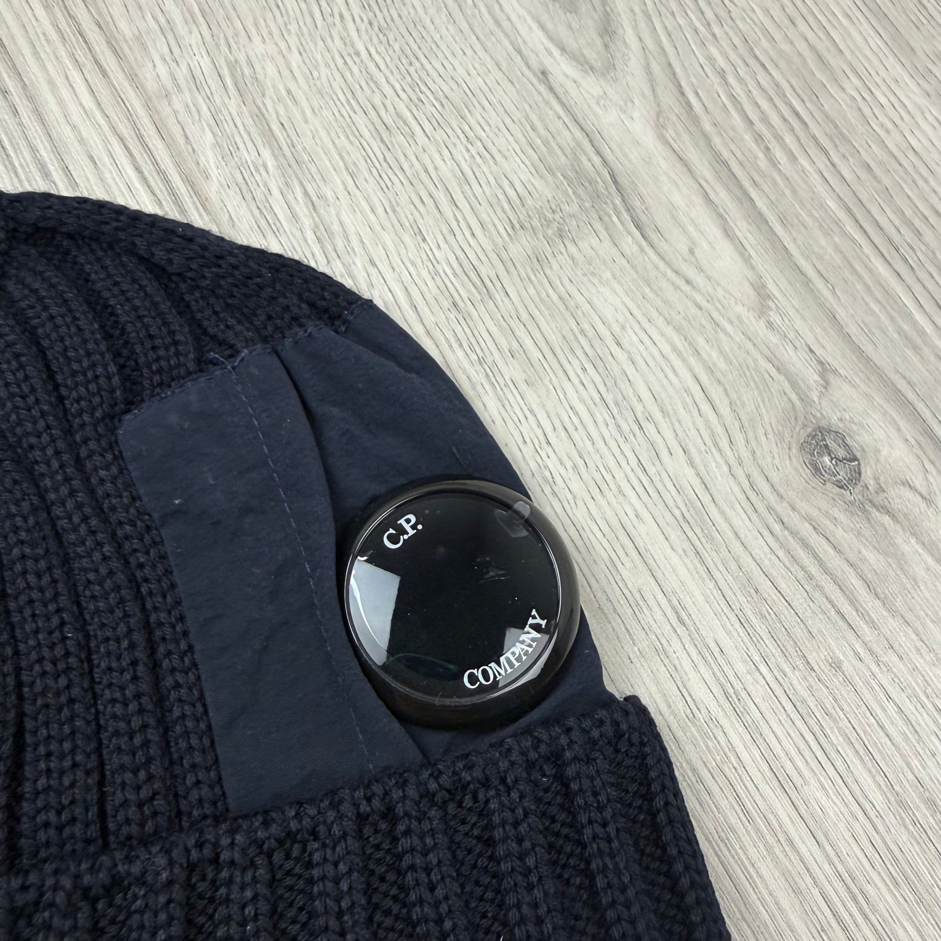 CP Company Lens Beanie - Navy