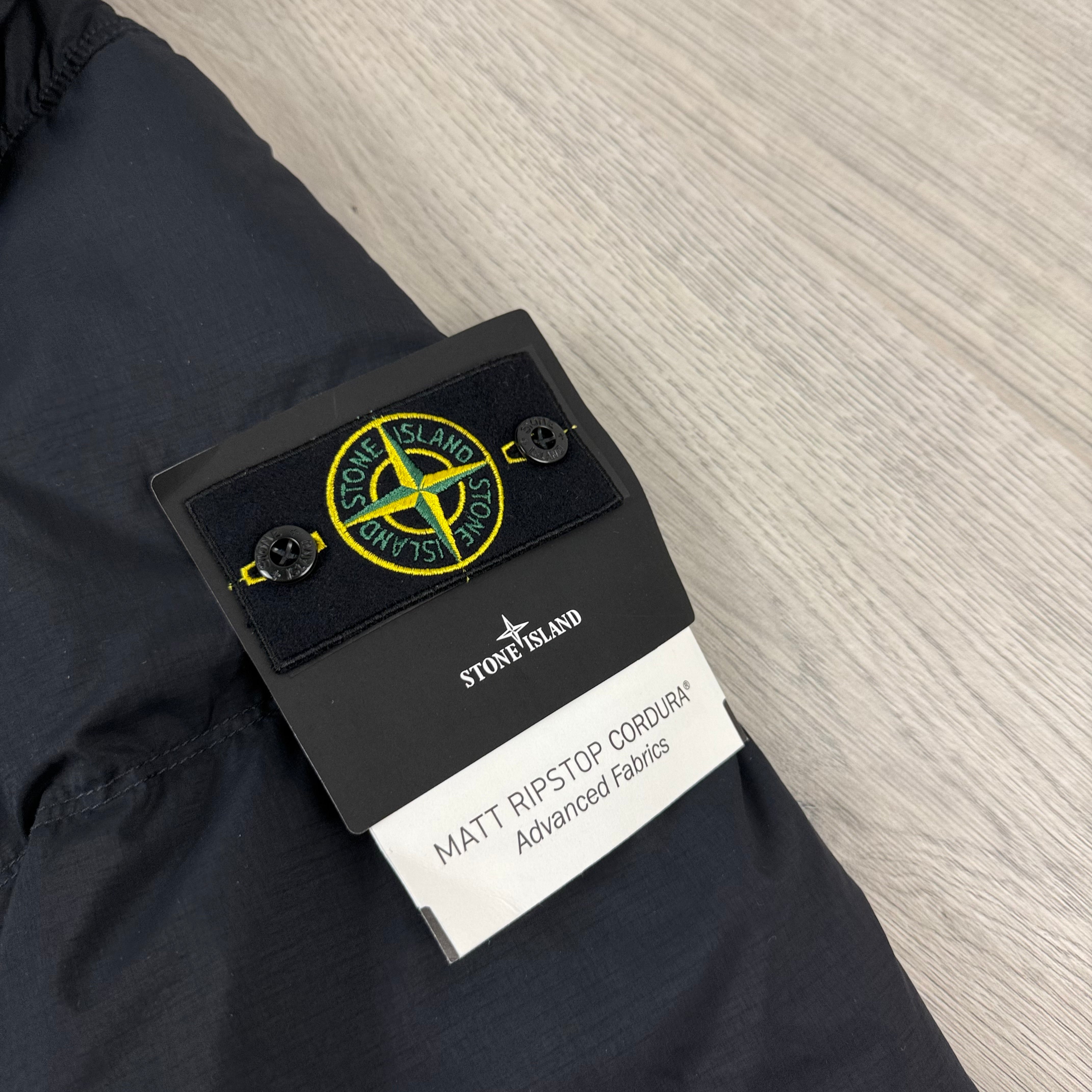 Stone Island Ripstop Down Jacket - Black