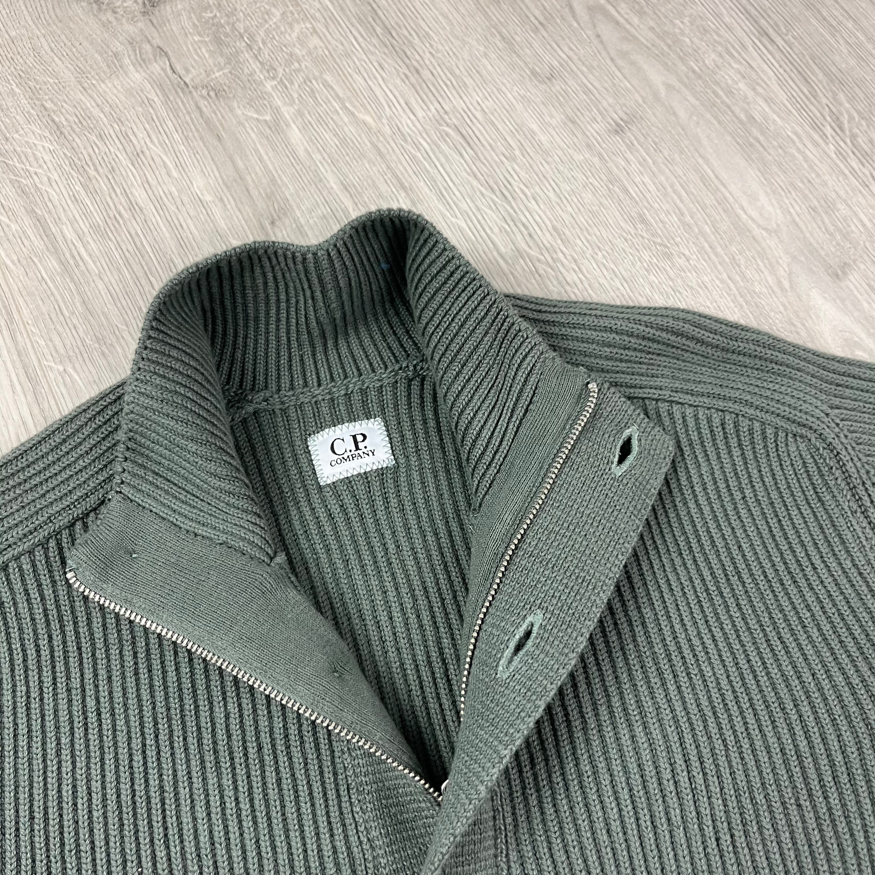 CP Company Knit Fleece - Gunmetal