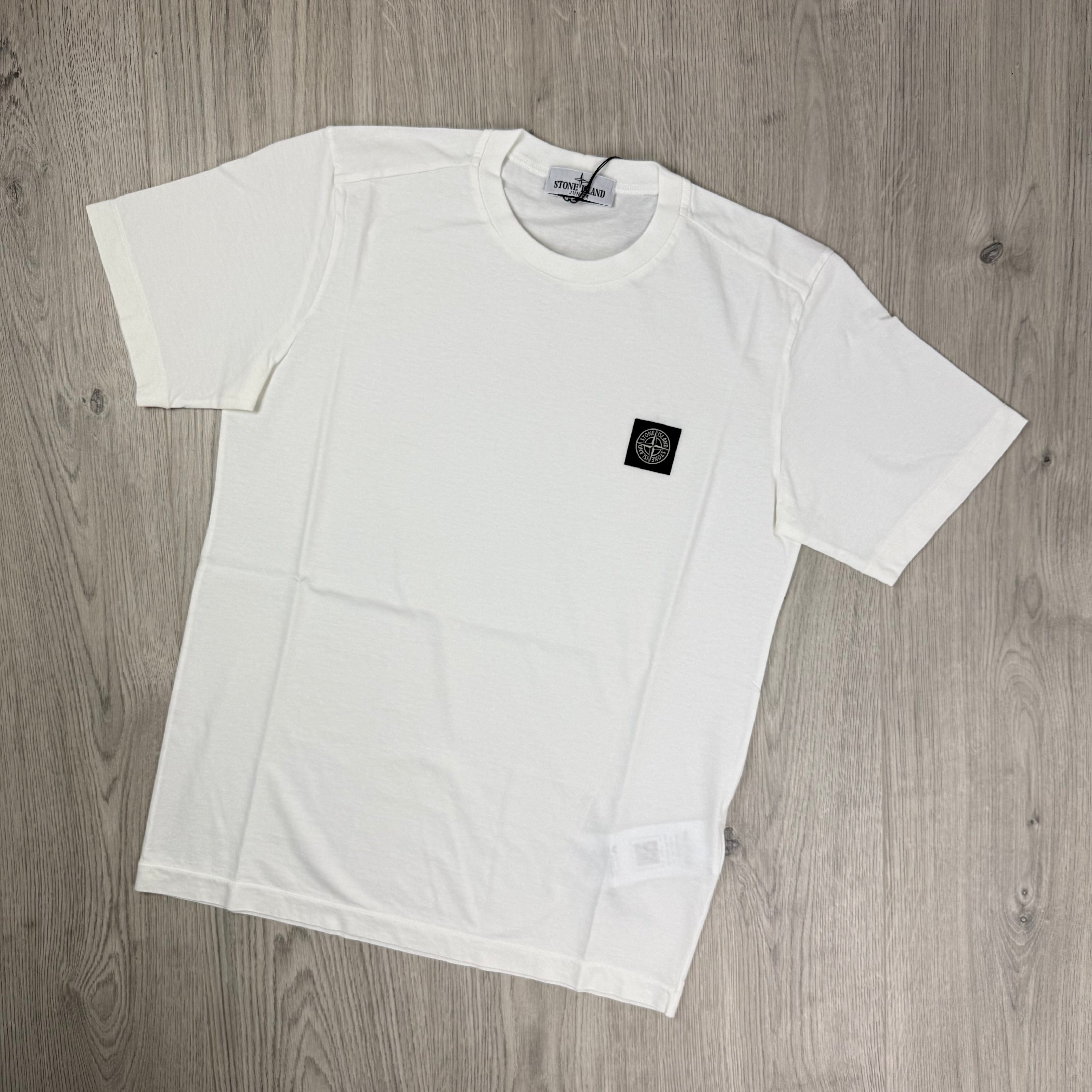Stone Island Junior Patch T-Shirt - White