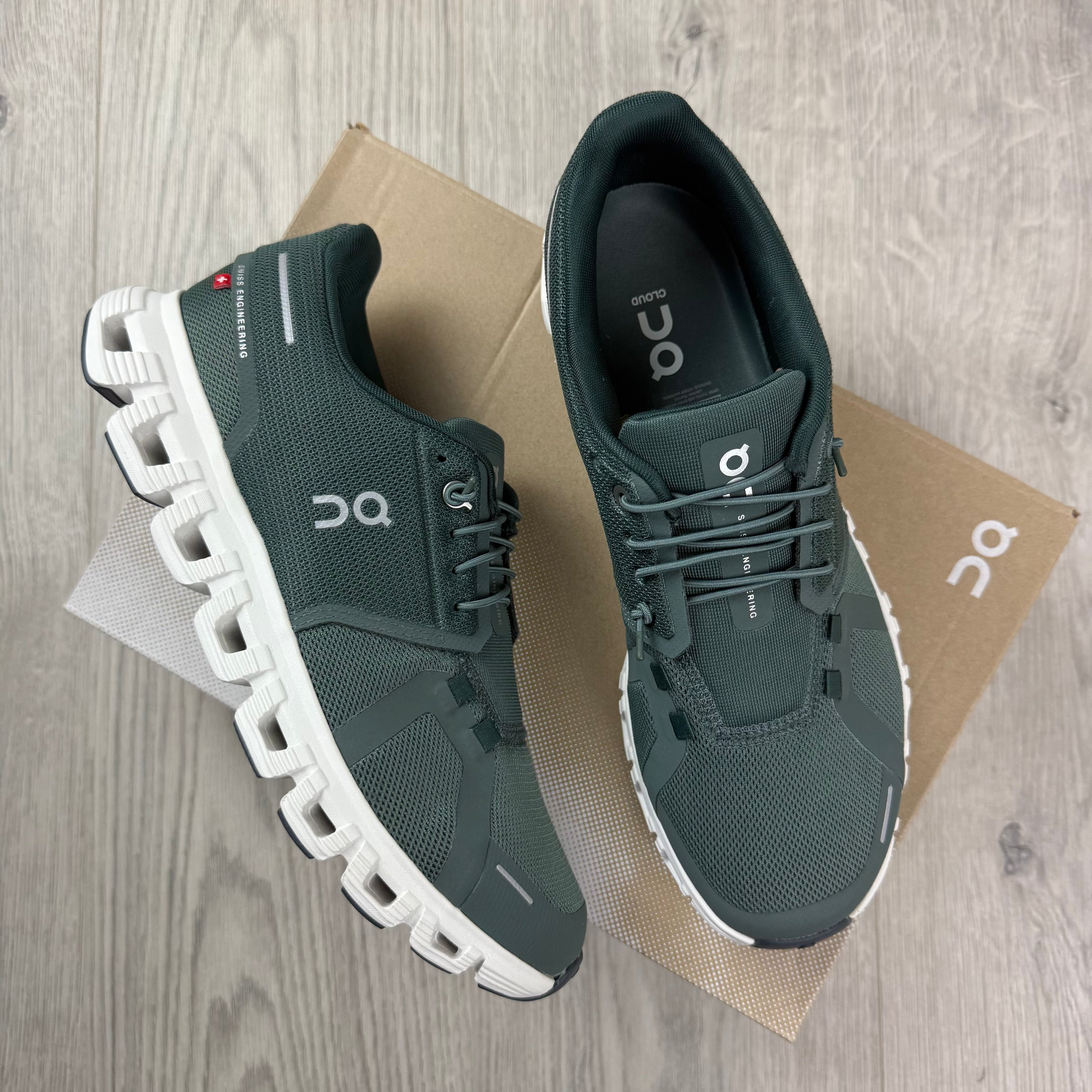 On Running 'Cloud 6' Sneakers - Evergreen
