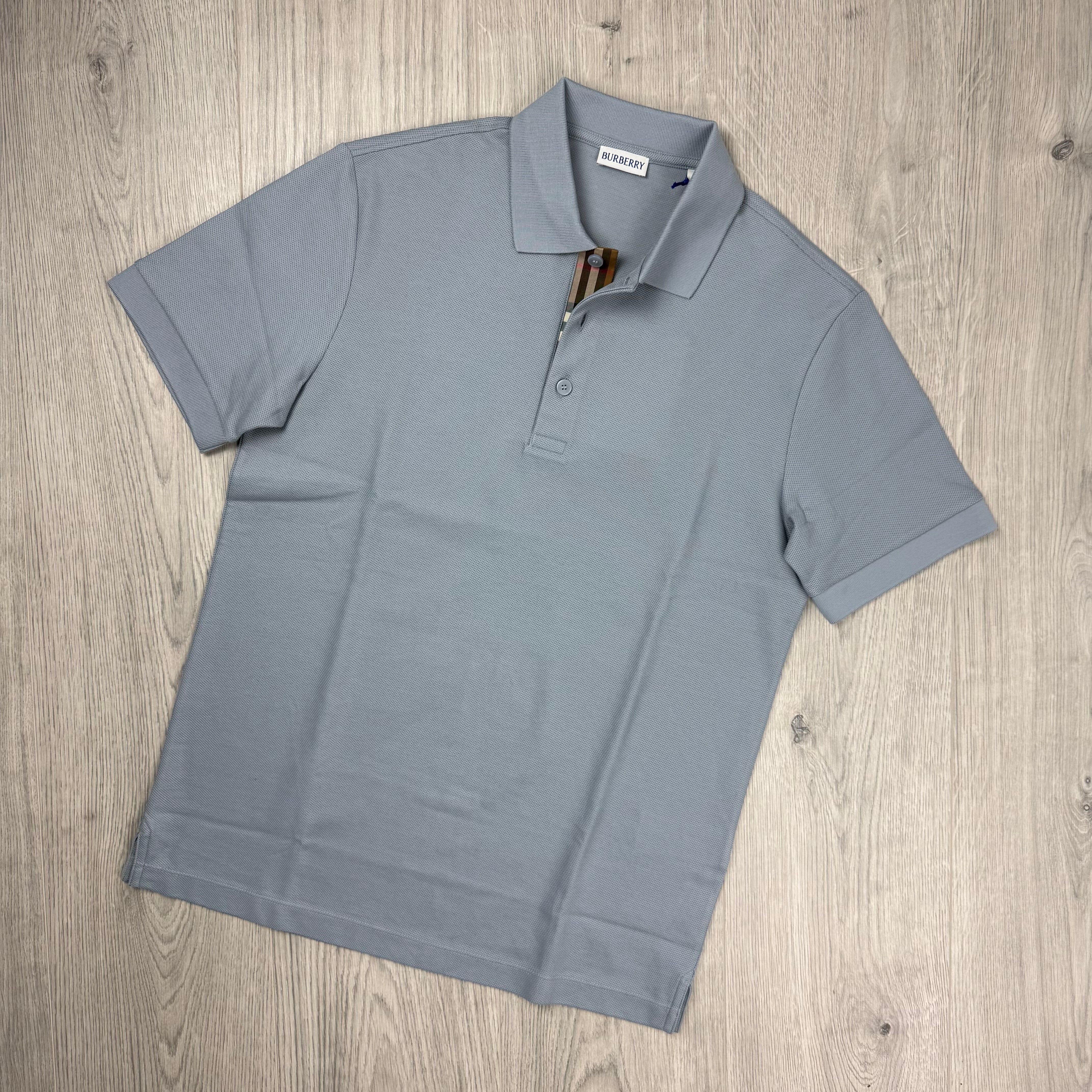 Burberry 'Hartford' Polo Shirt - Gale Grey