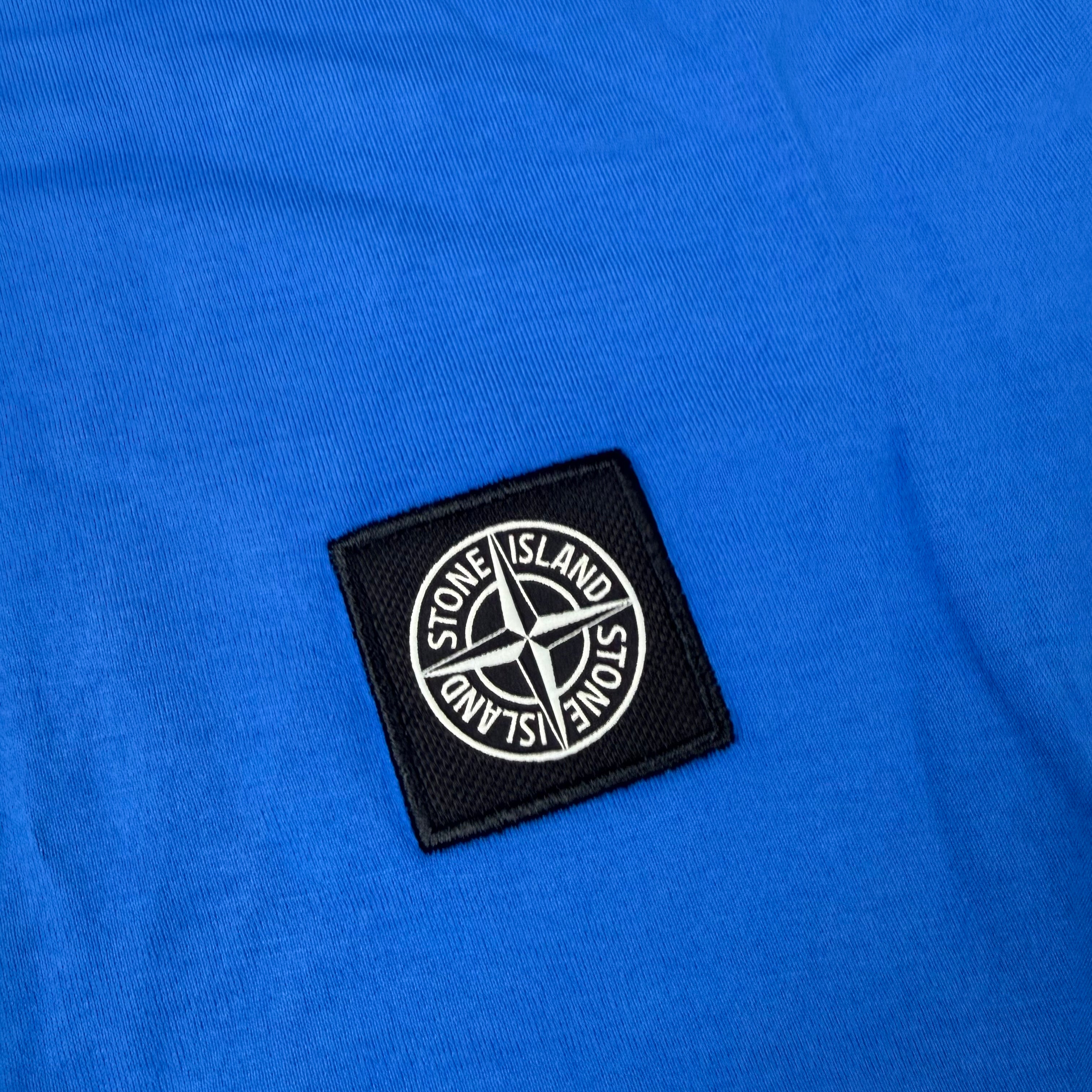 Stone Island Patch T-Shirt - Bright Blue