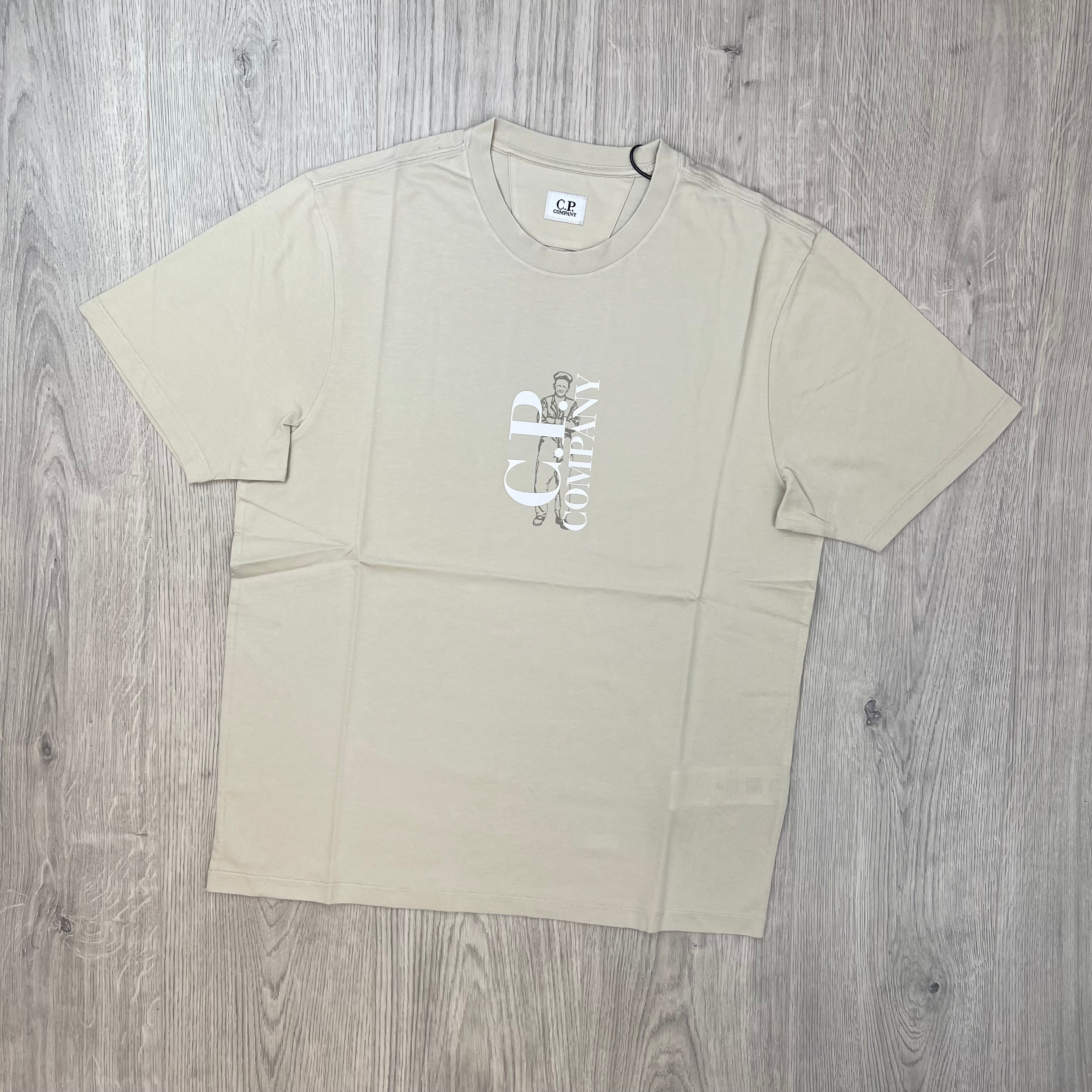 CP Company Sailor T-Shirt - Silver Birch