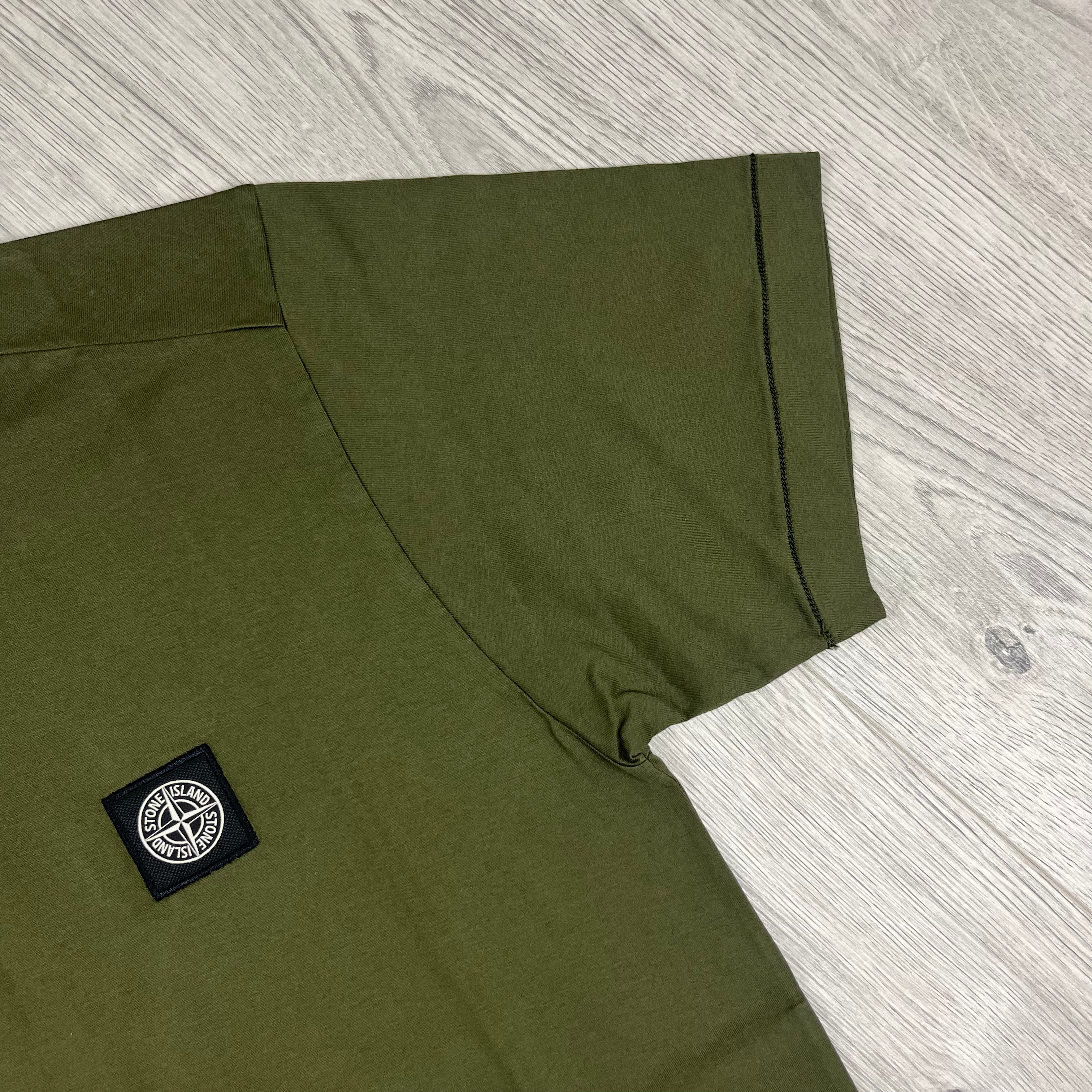 Stone Island Patch T-Shirt - Military