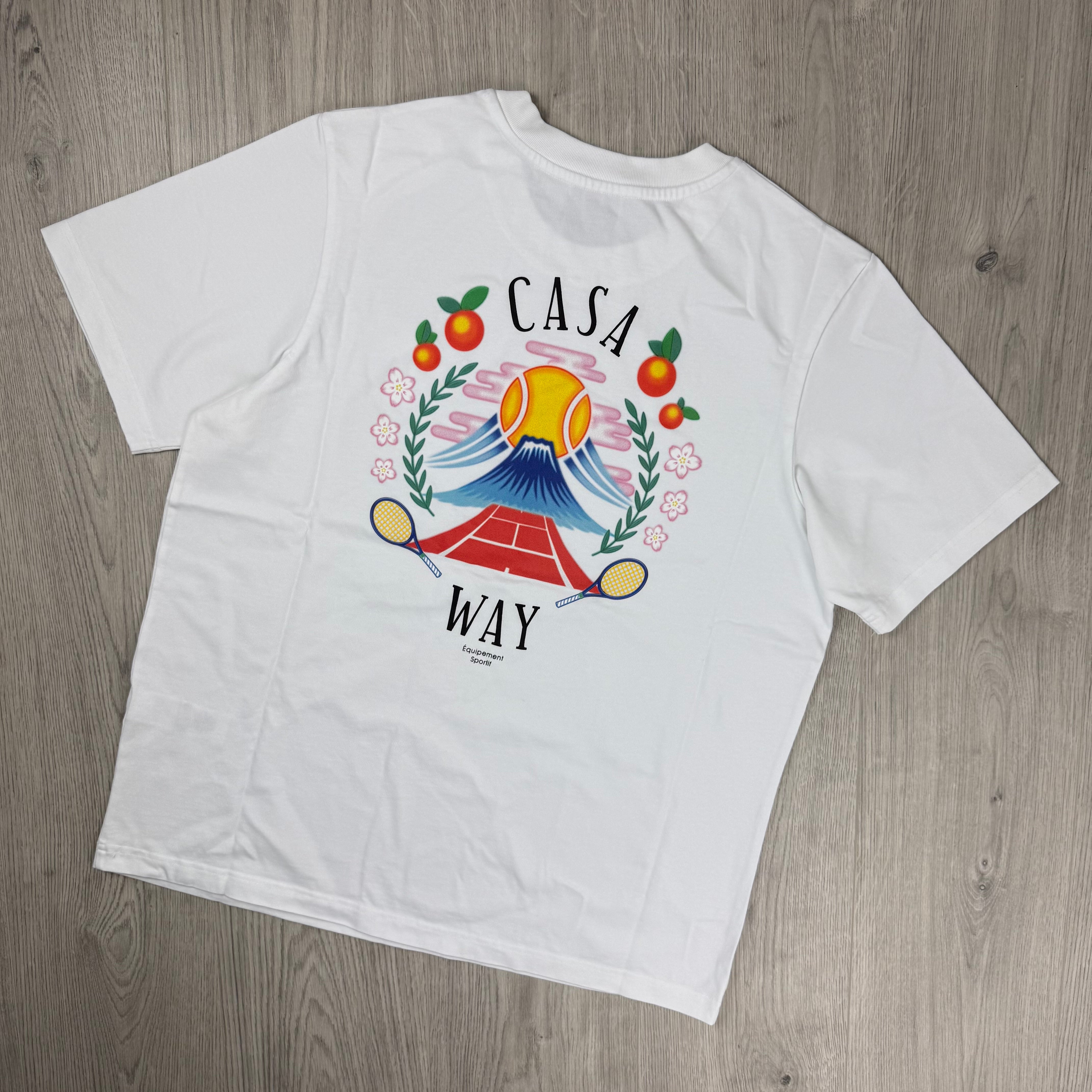 Casablanca 'Casa Way Mountains' T-Shirt - White