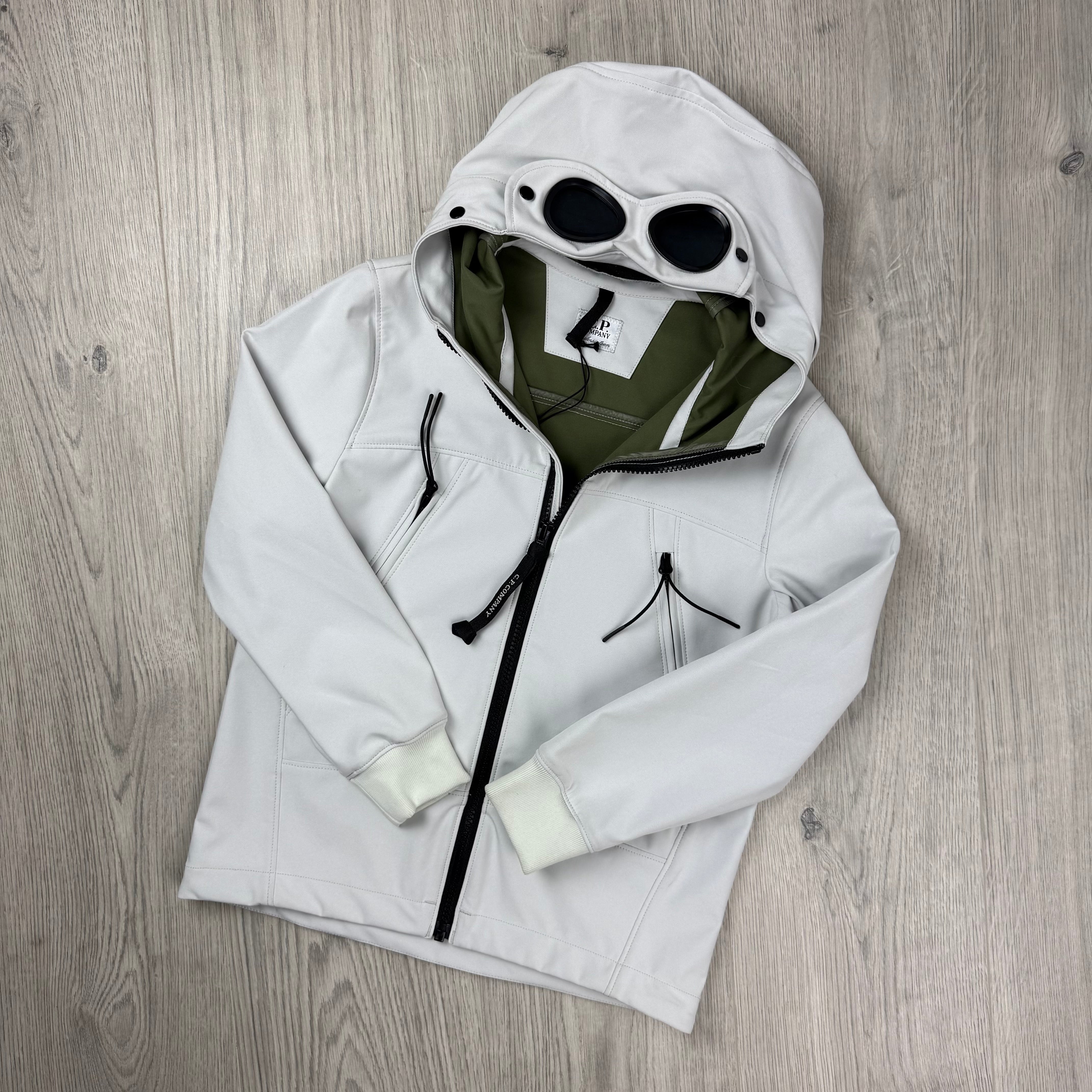 CP Company Junior Shell Jacket - Light Grey