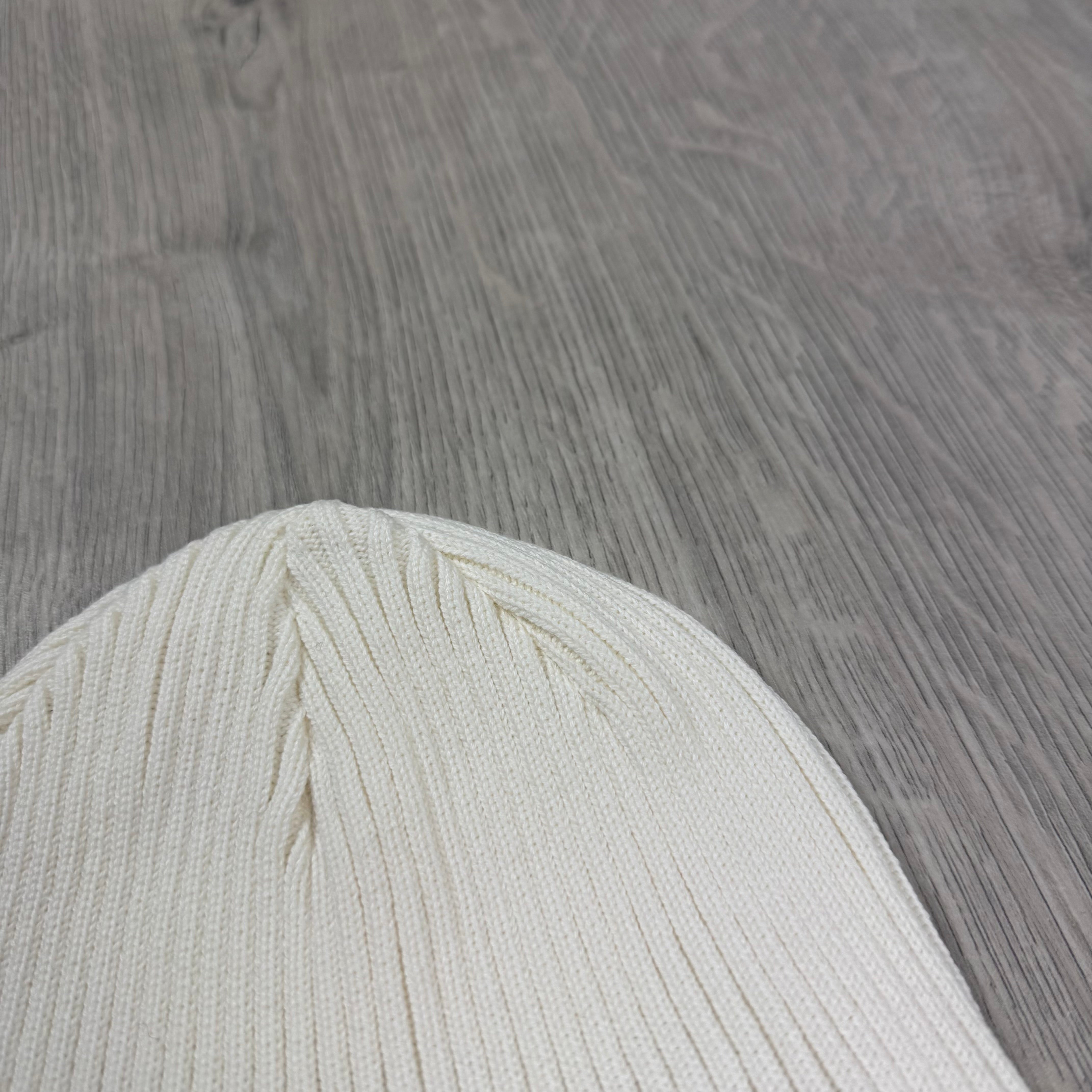 CP Company Goggle Beanie - White