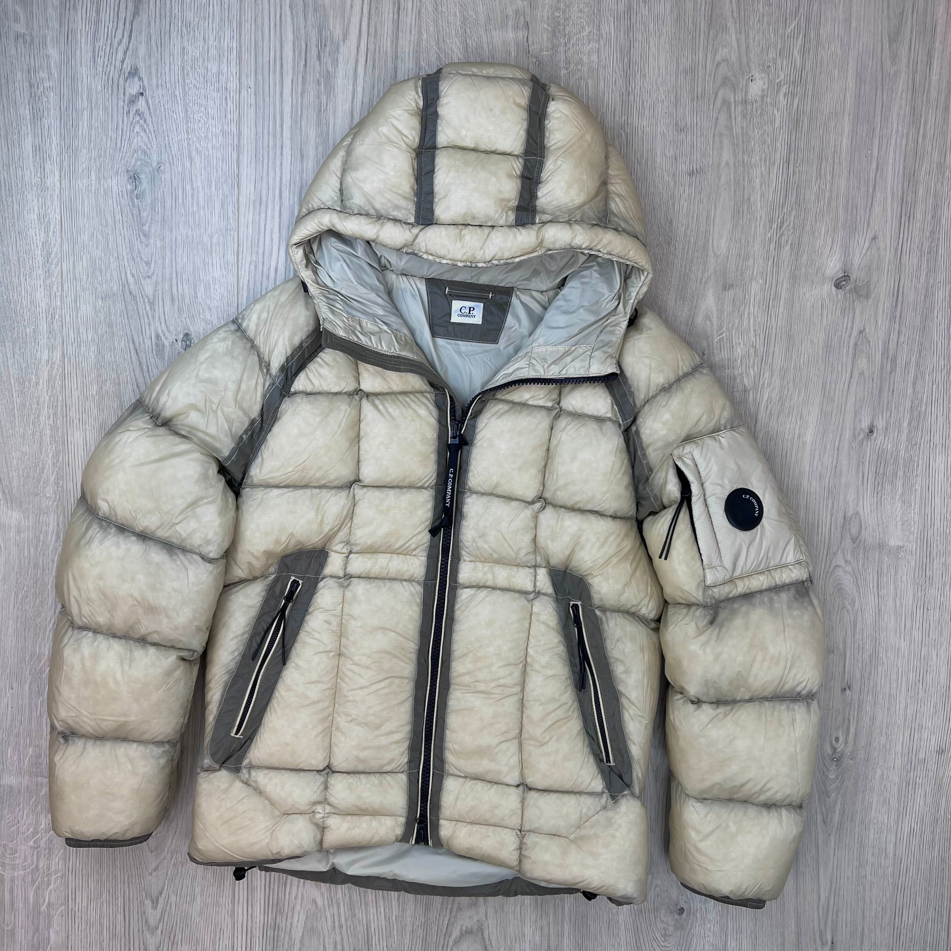 CP Company D.D. Shell Down Jacket - Silver Birch