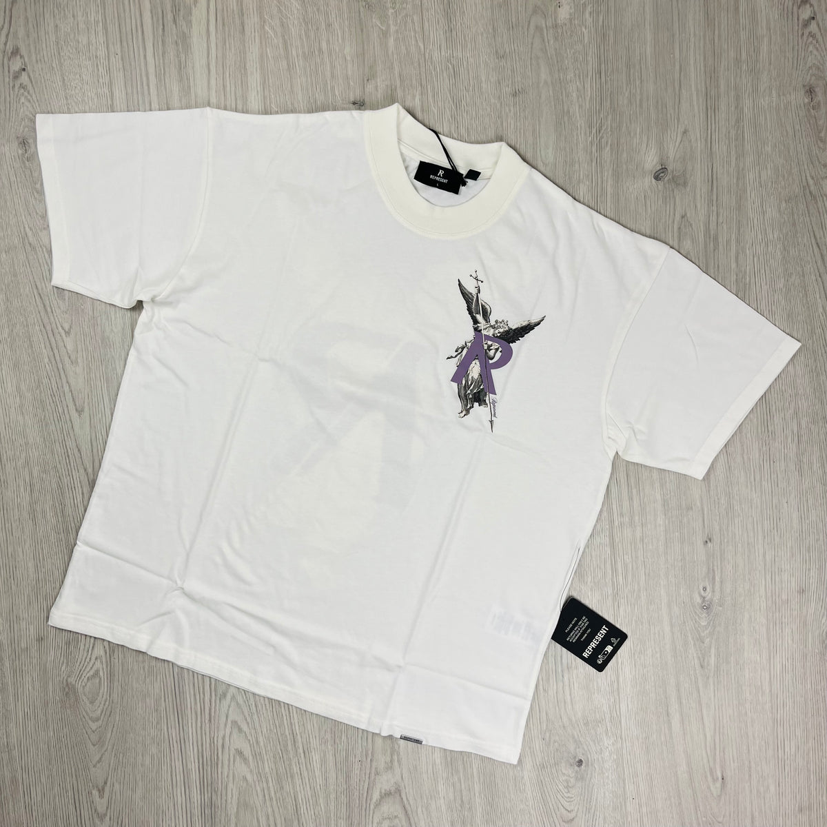 Represent 'Archangel' T-Shirt - Flat White
