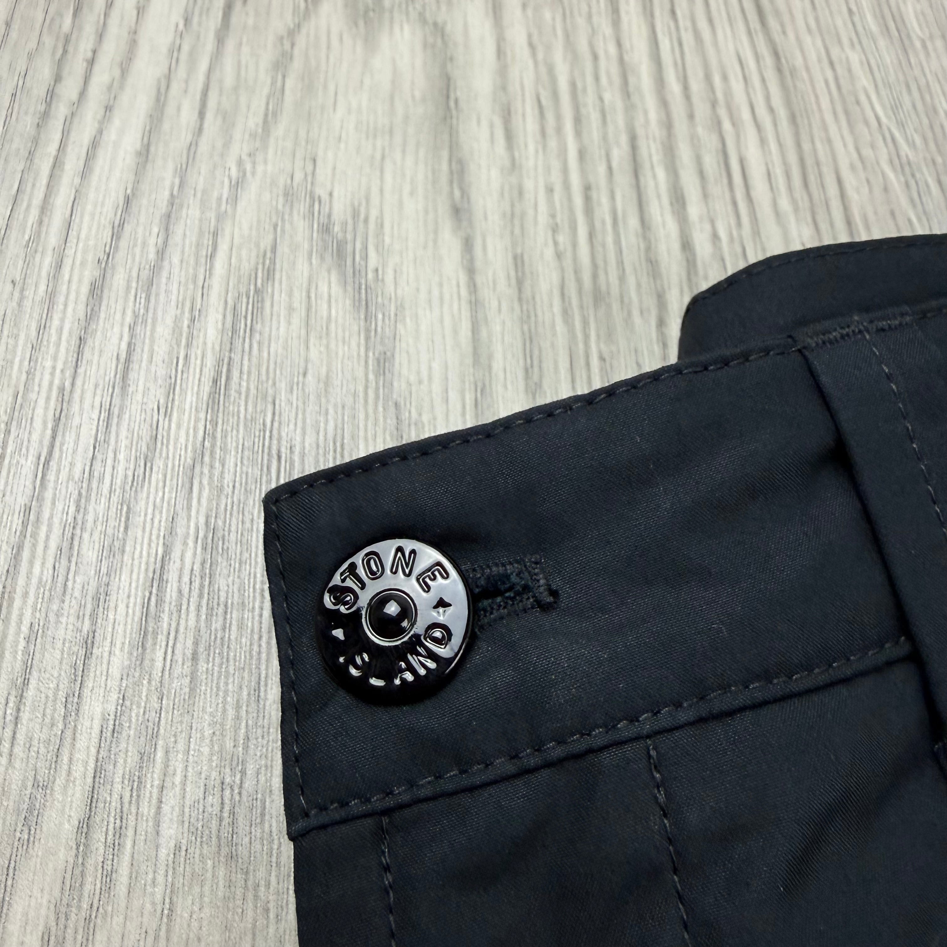 Stone Island Ghost Cargo Trousers - Black