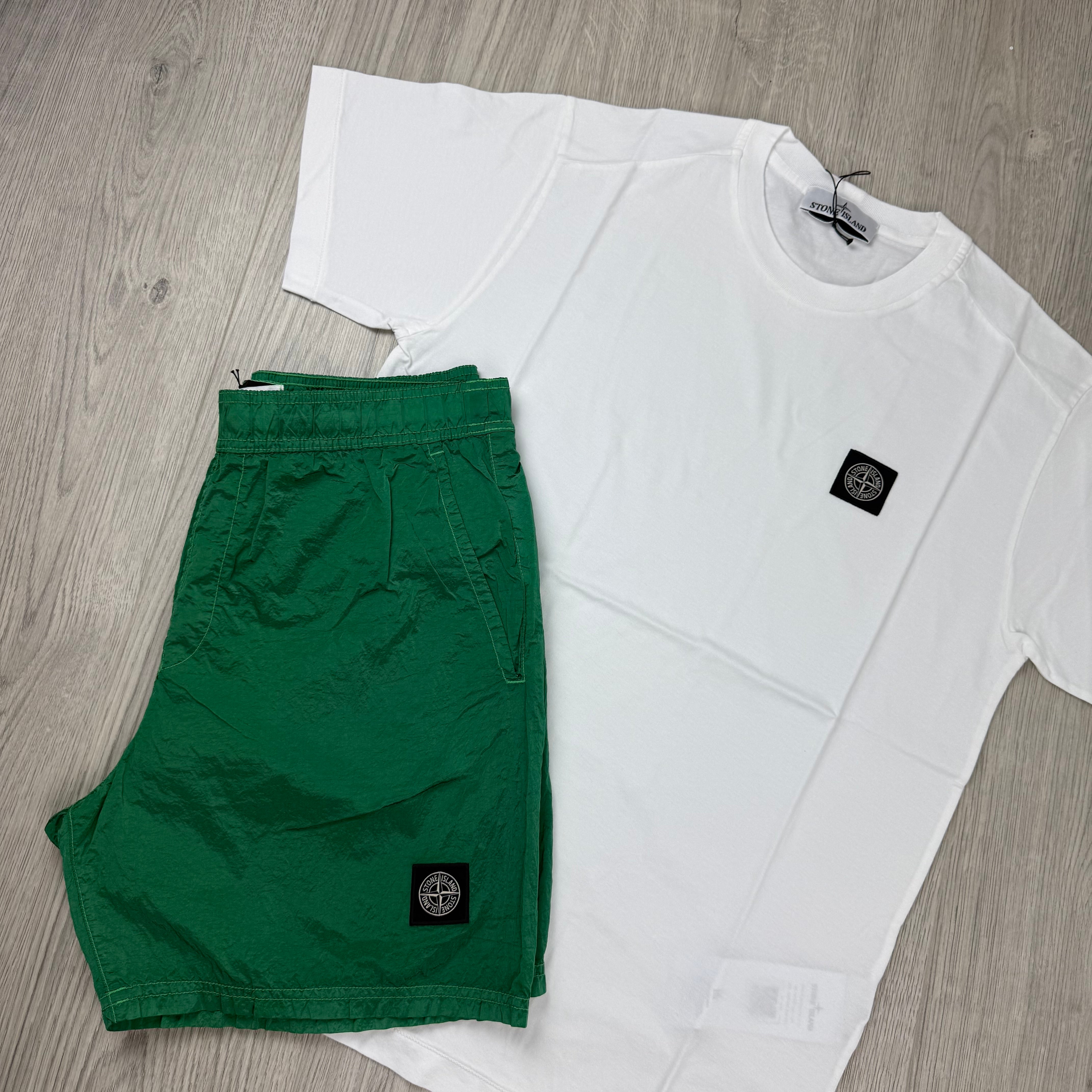 Stone Island Holiday Set - White/Malachite
