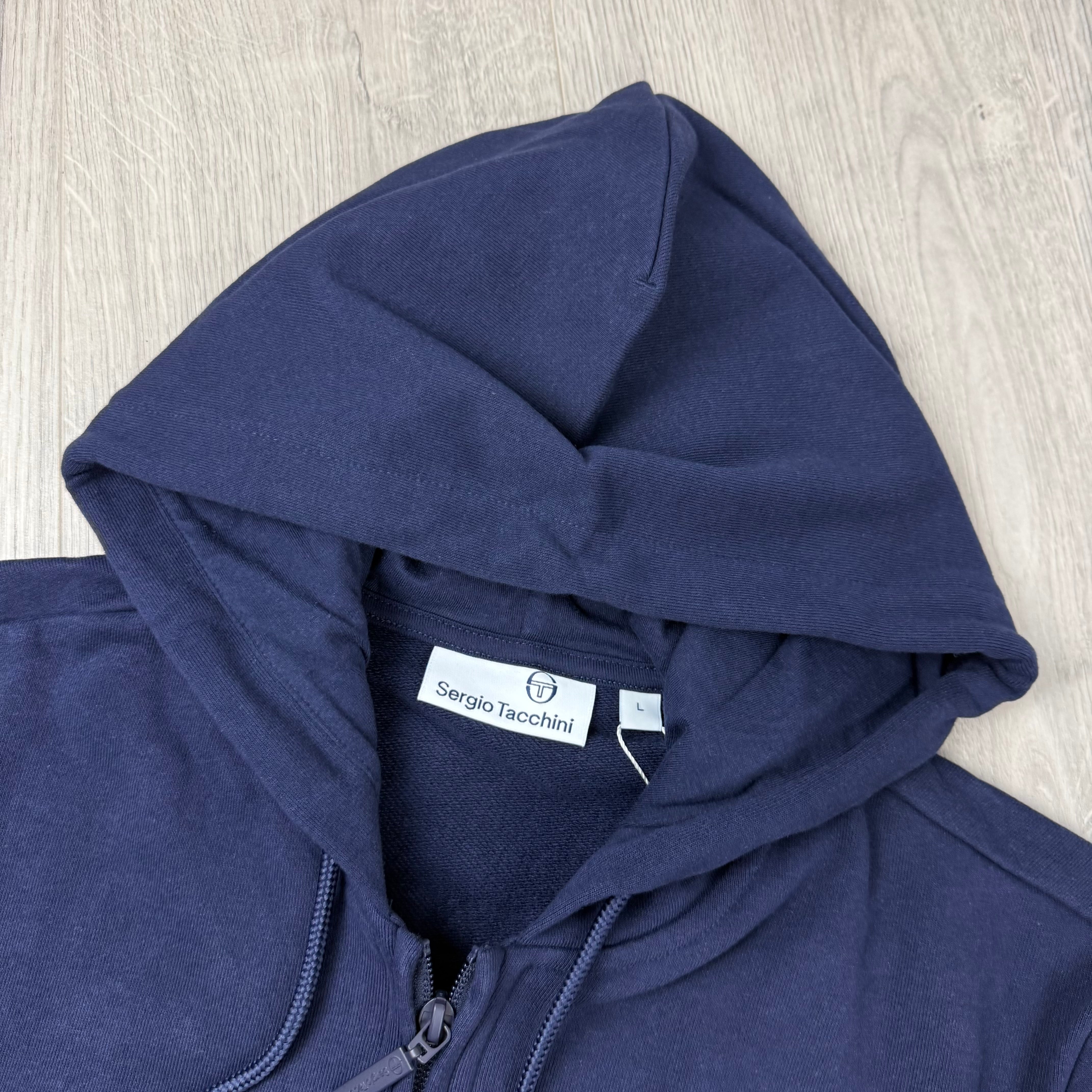 Sergio Tacchini 'Bold' Zip Hoodie - Navy