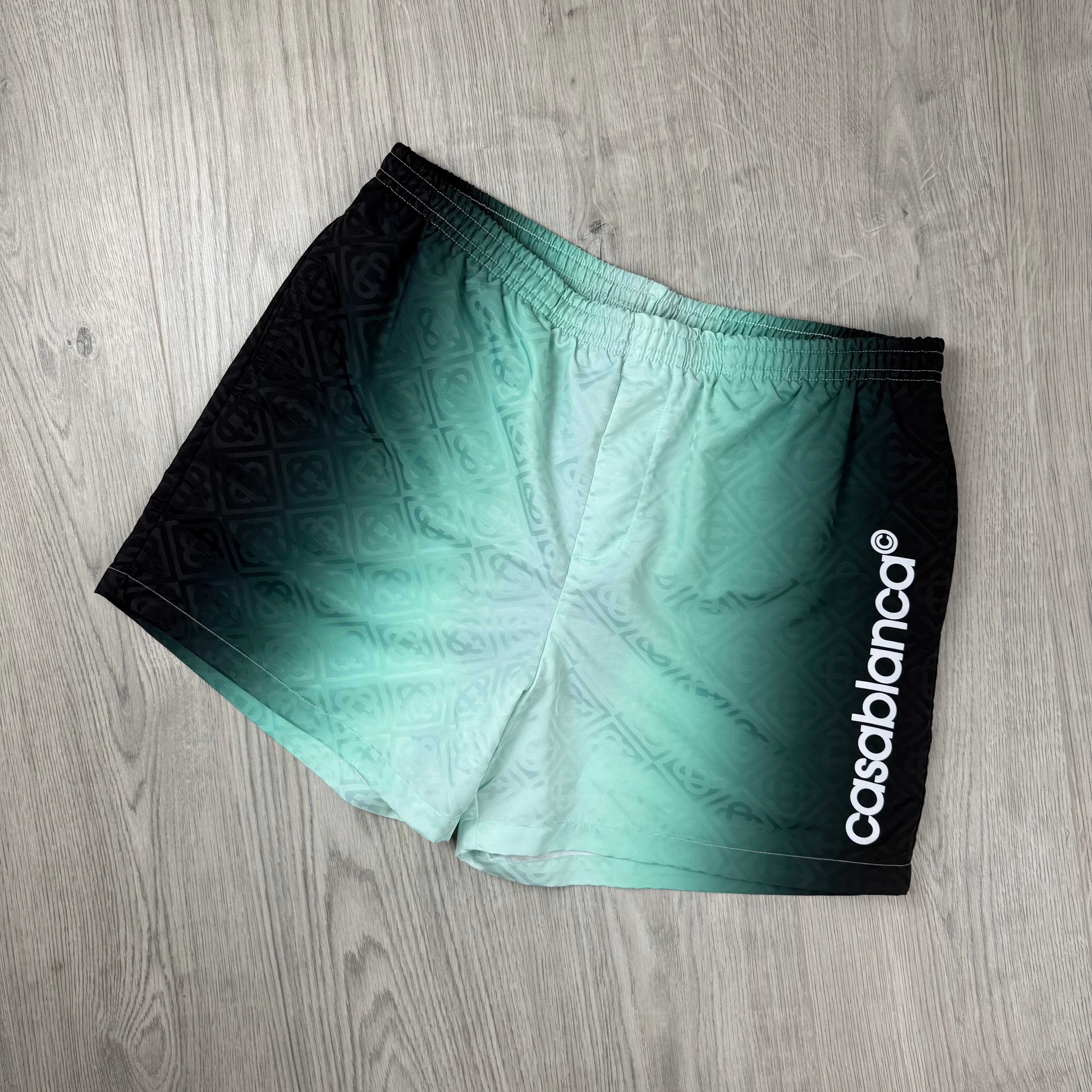 Casablanca Gradient Swim Shorts - Black