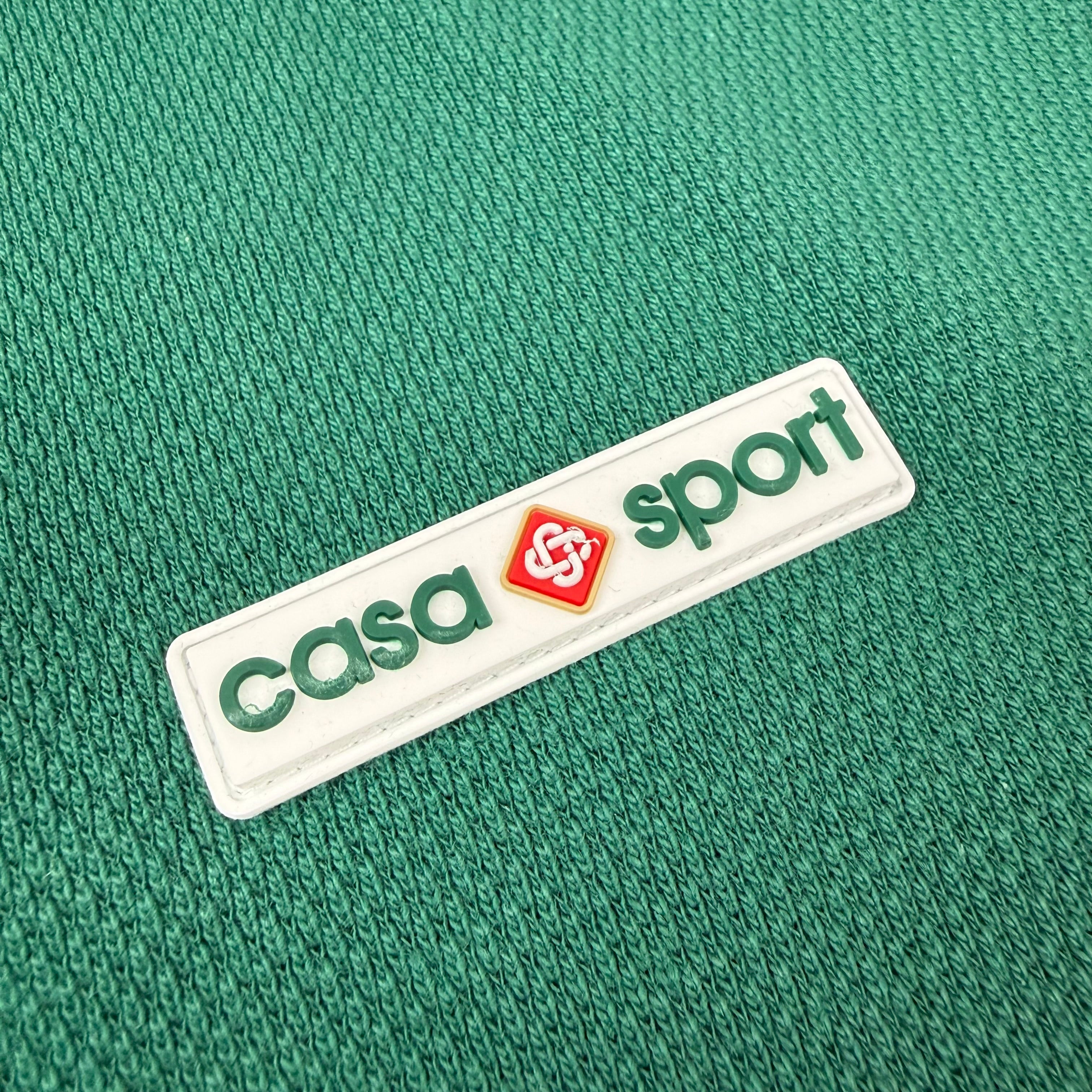 Casablanca Textured Polo Shirt - Evergreen