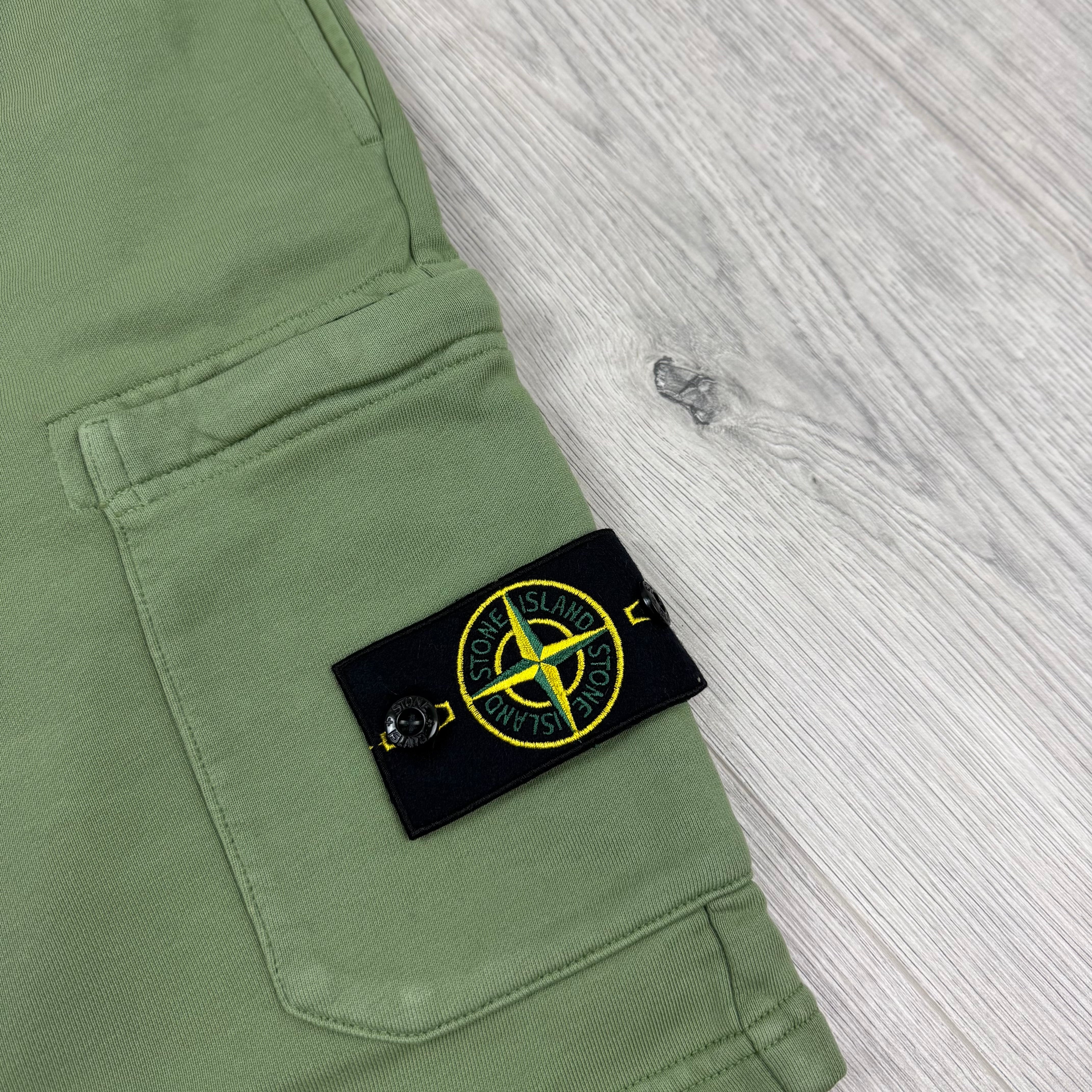 Stone Island Jersey Shorts - Sage