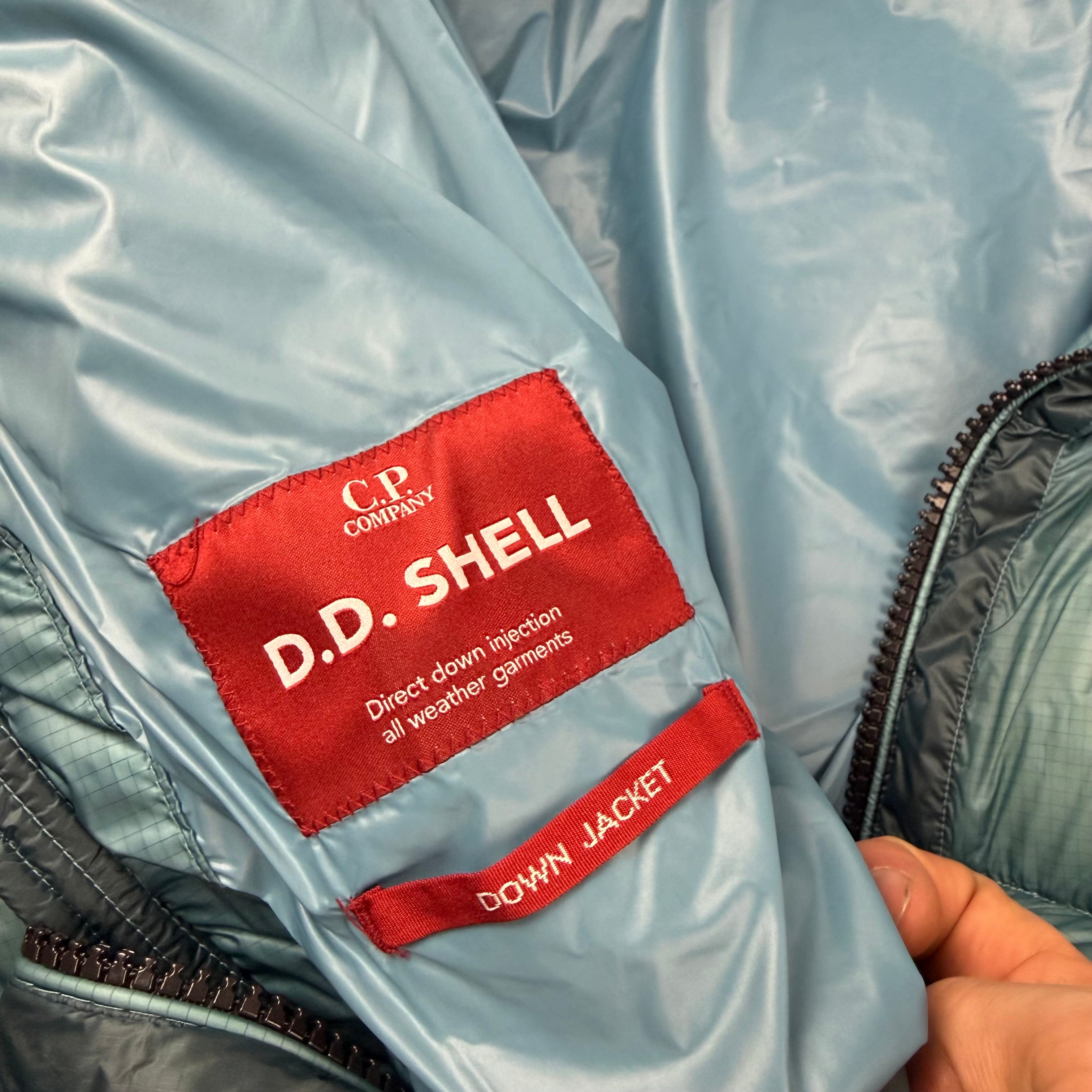 CP Company D.D. Shell Down Jacket - Aegean Blue