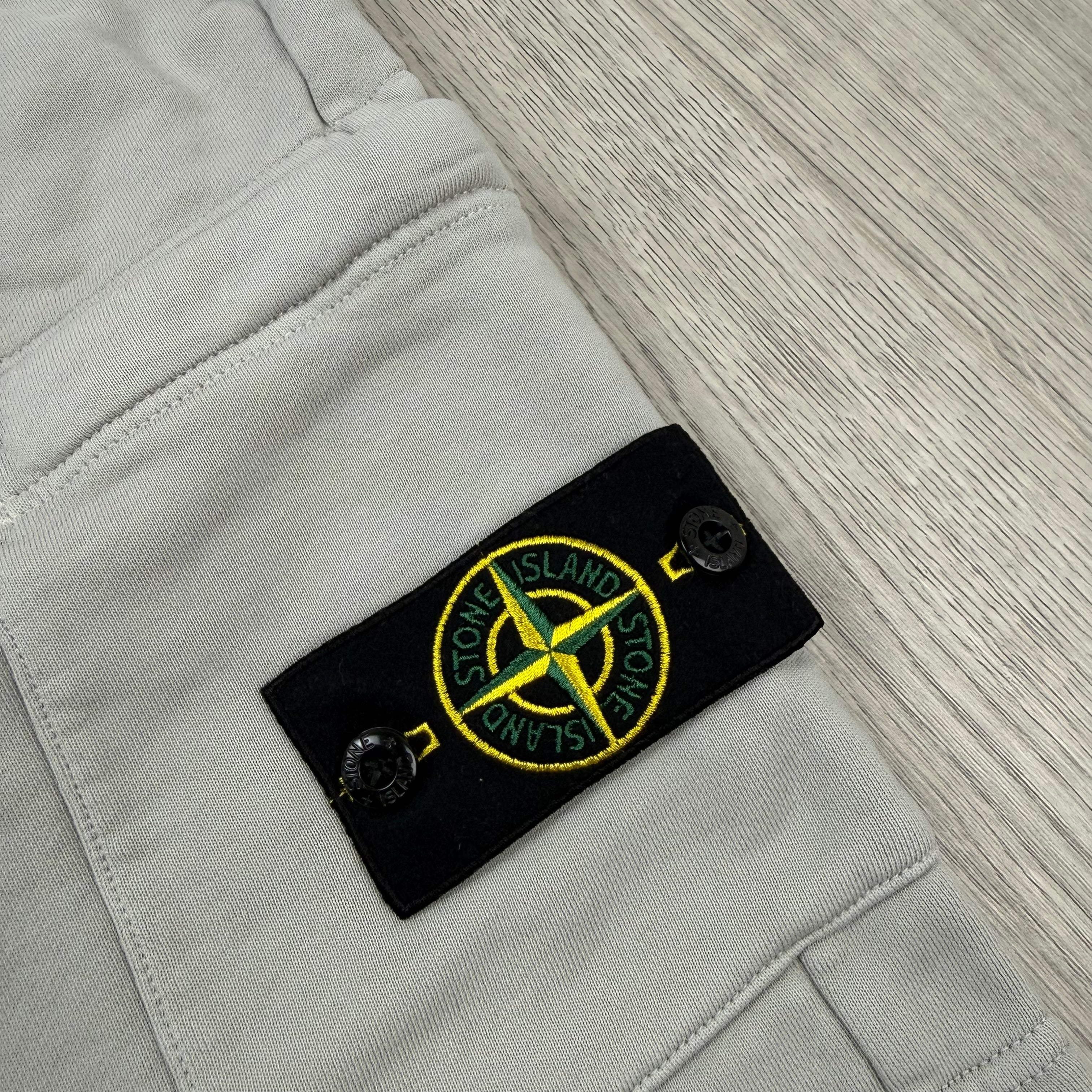 Stone Island Jersey Shorts - Pearl Grey