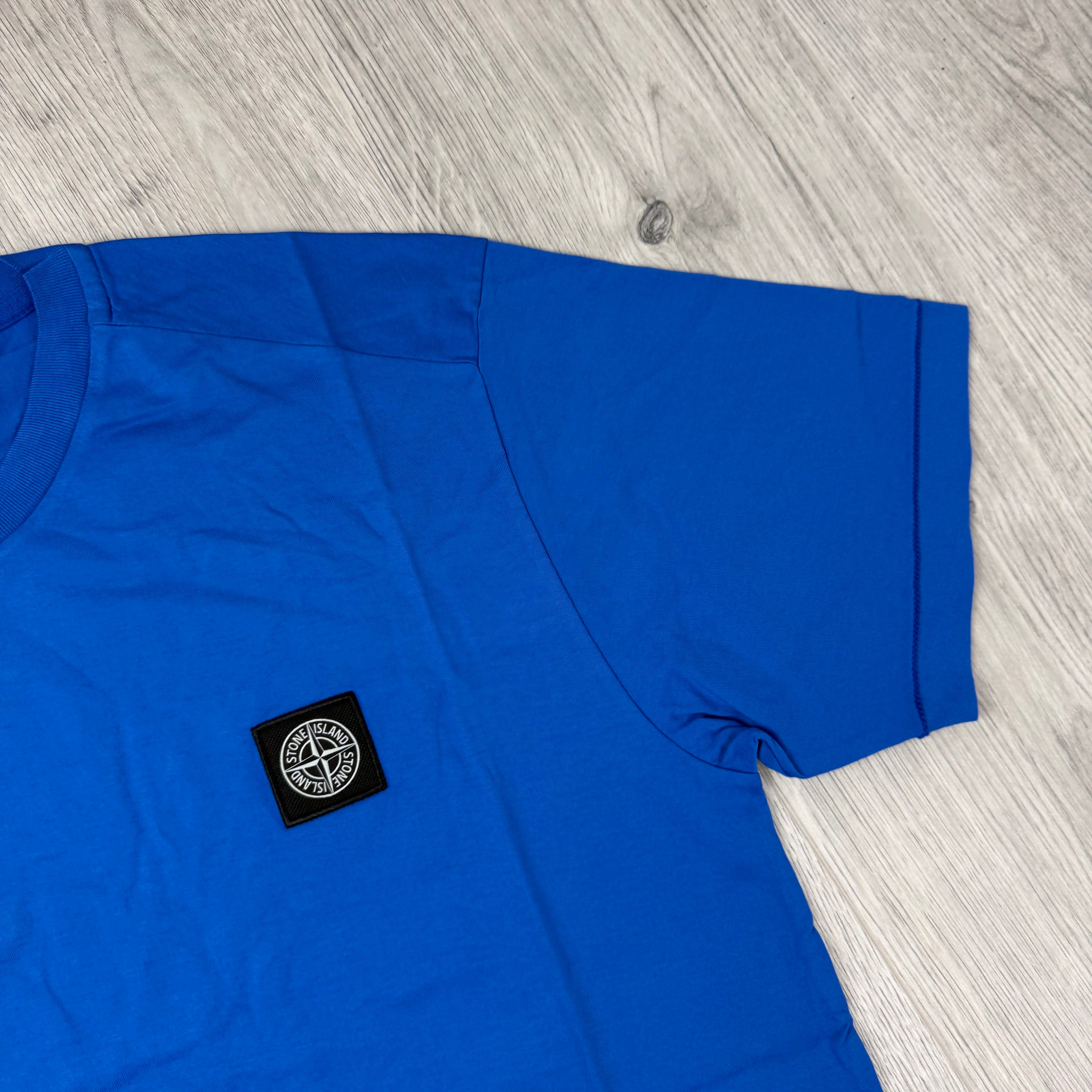 Stone Island Patch T-Shirt - Bright Blue