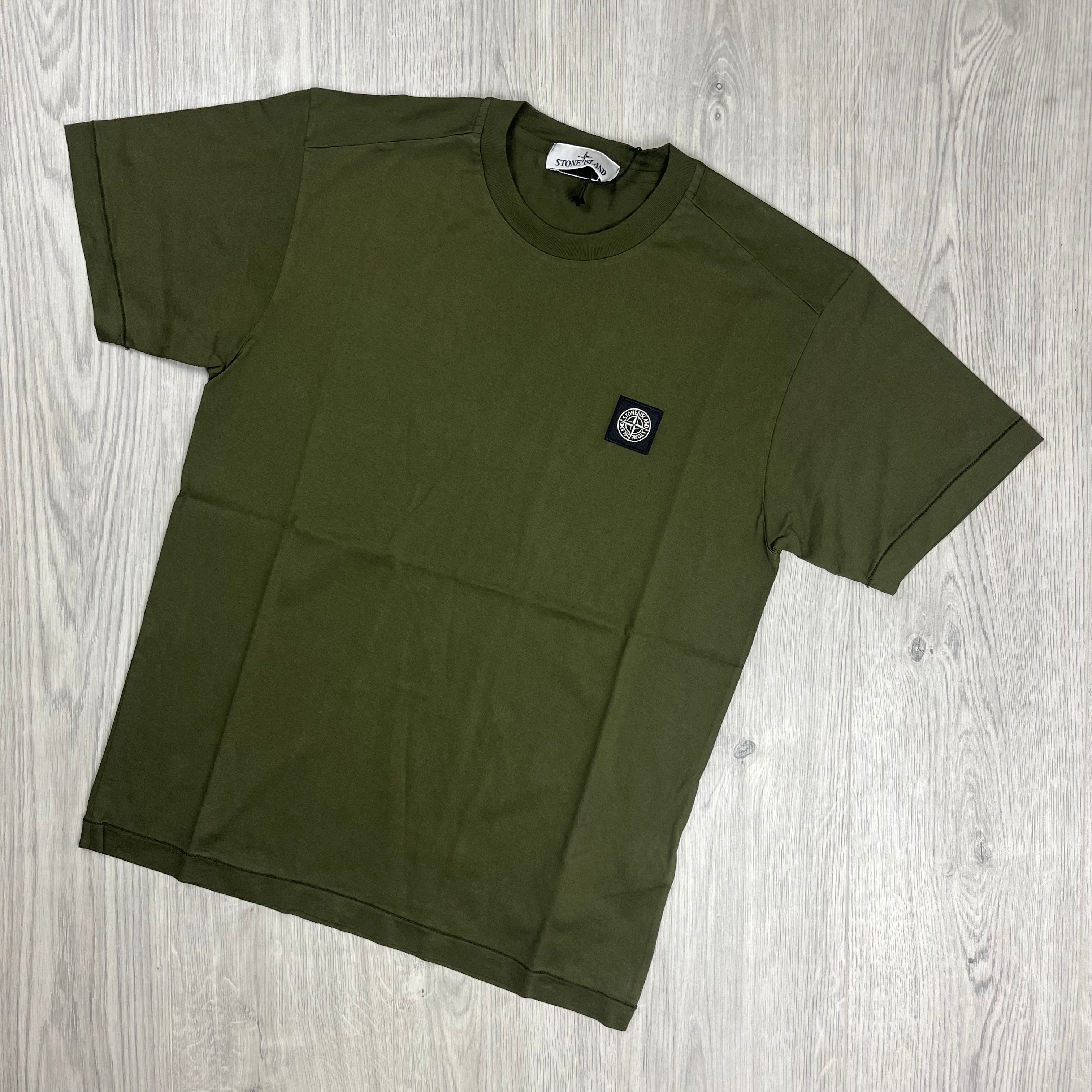 Stone Island Patch T-Shirt - Military