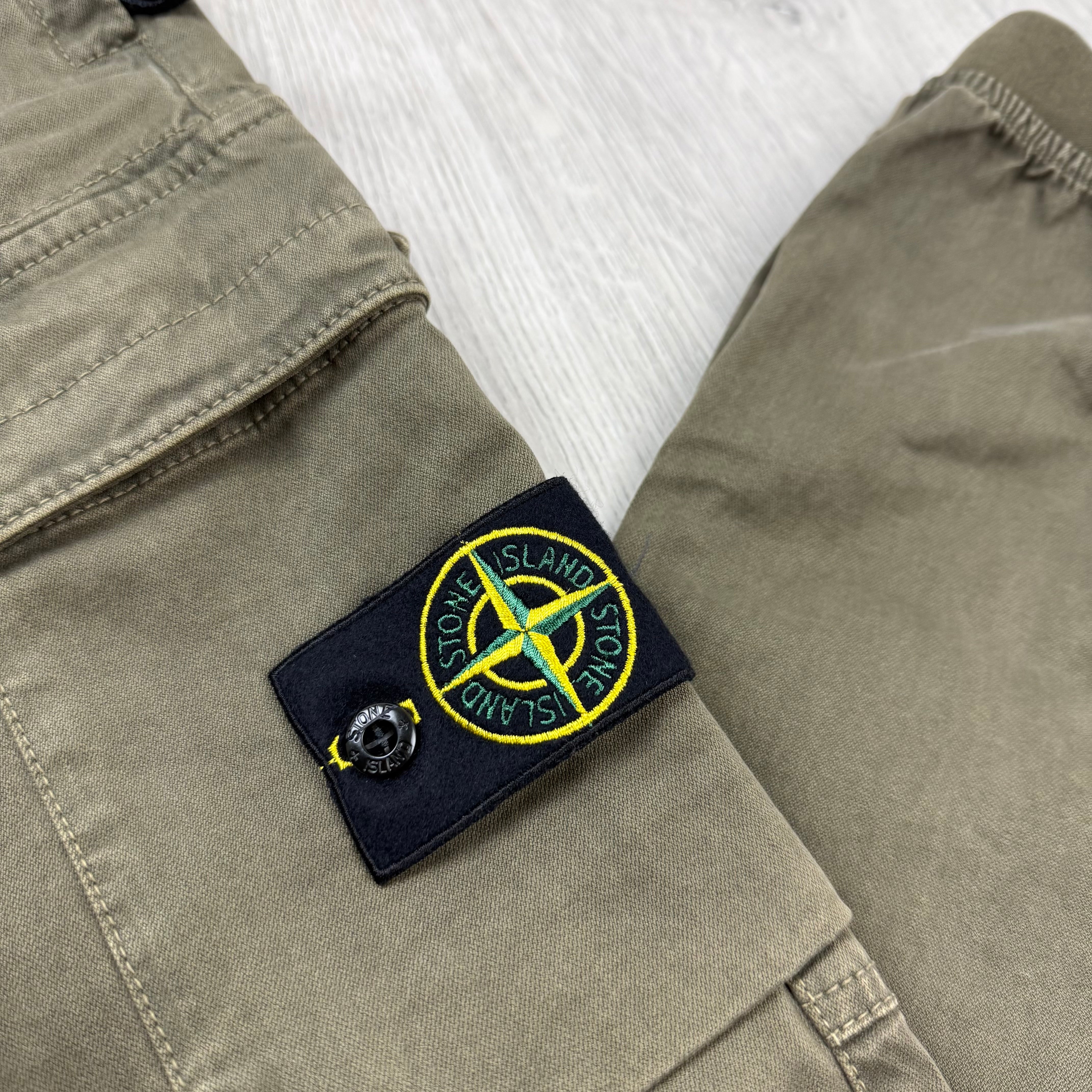 Stone Island Cargo Trousers - Military